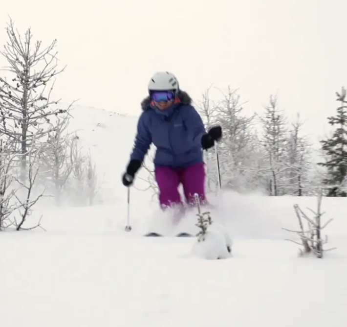 Skiing the Trees
