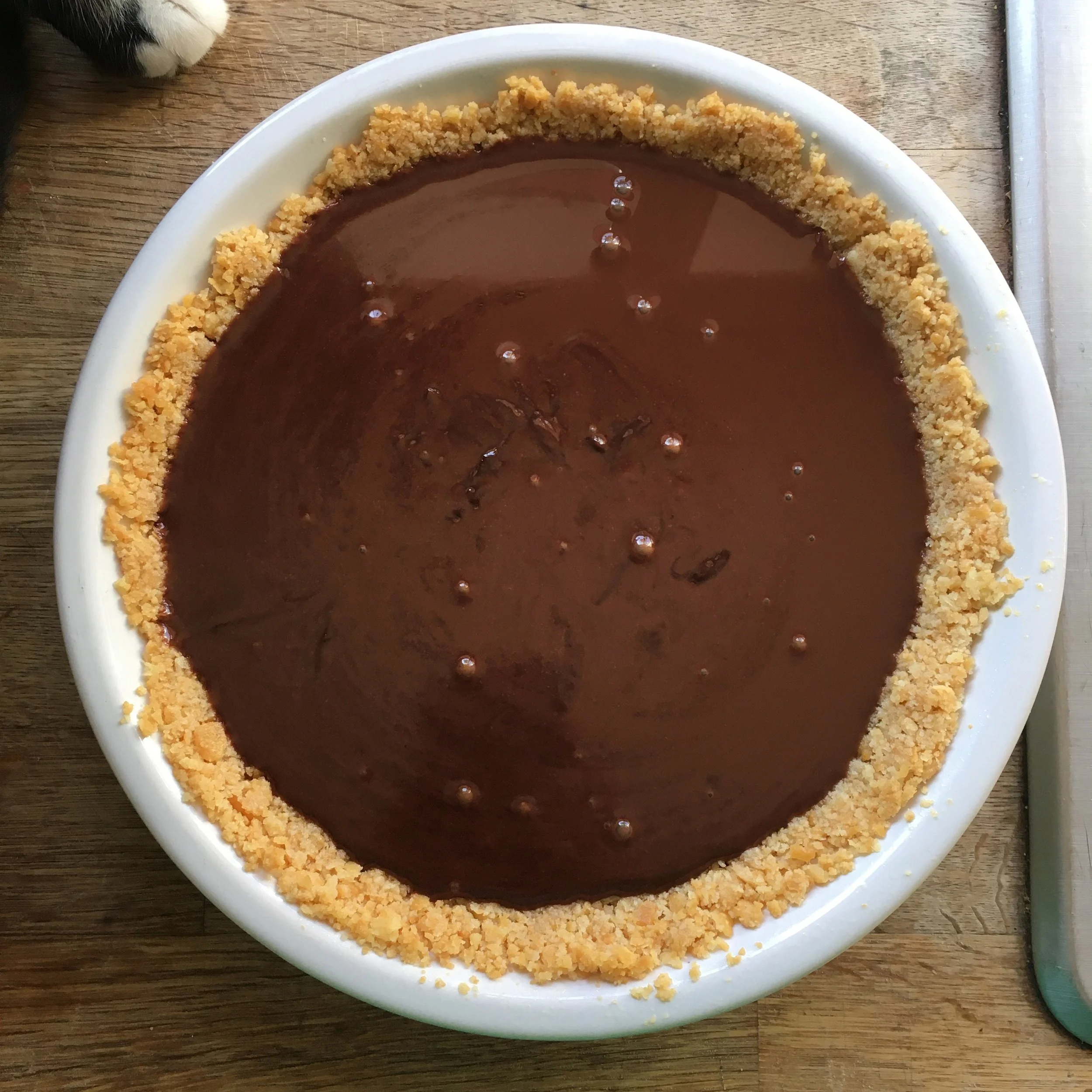 Chocolate ganache tart and WTF 2021