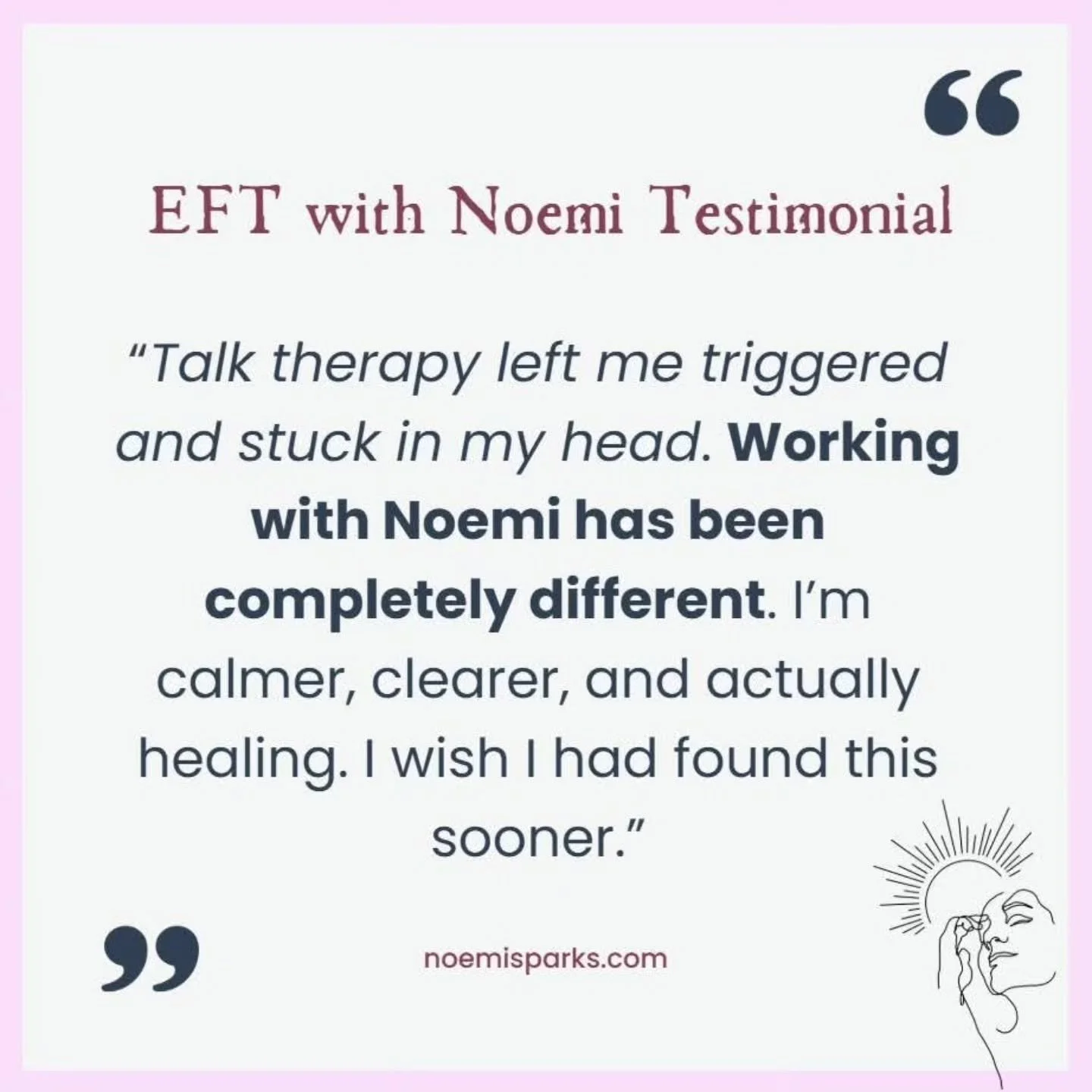 One thing many of my clients have in common is that they have tried talk therapy, some even for years... 
But it didn't give them relief. In fact, for some, talk therapy wasn't just useless. It was harmful. 
If talking therapy works for you, great!