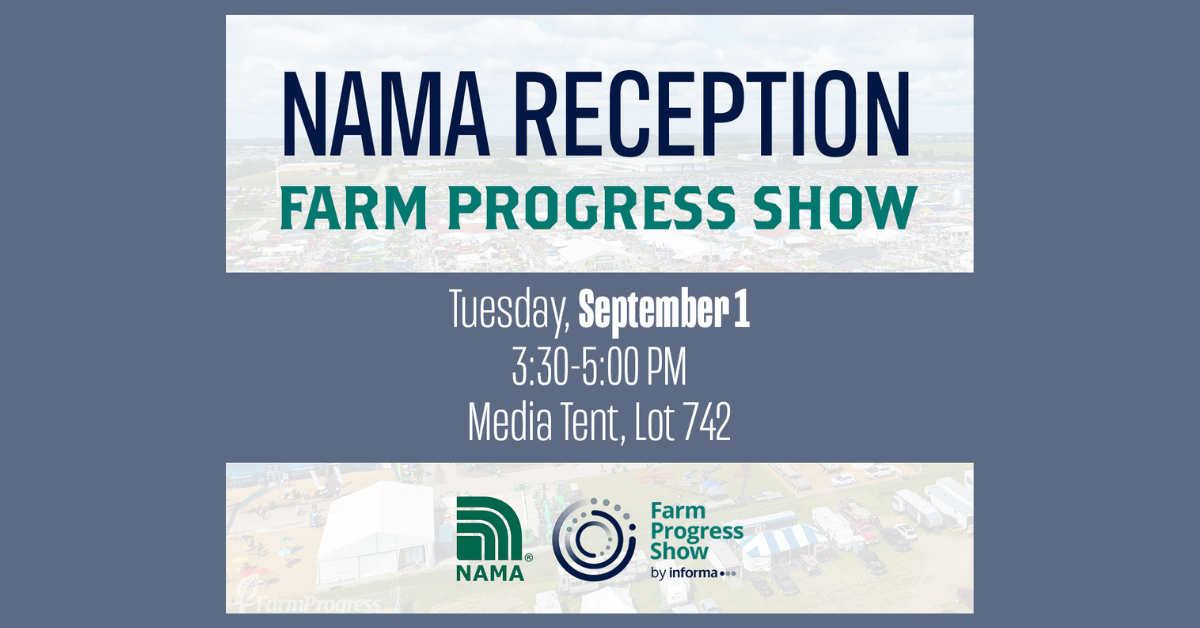 NAMA Reception at Farm Progress Show