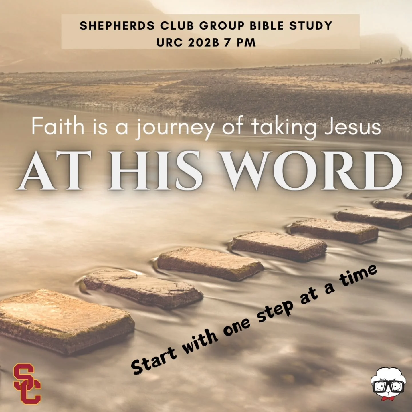 First Bible study of the spring semester! Let's start the year strong with the word of God 💪 

We'll be in room 202B (meditation lounge) at URC at 7 pm!

We also meet via zoom:

Meeting ID: 979 0327 5149
Passcode: 154449 

#uscclassof2024 #uscclasso