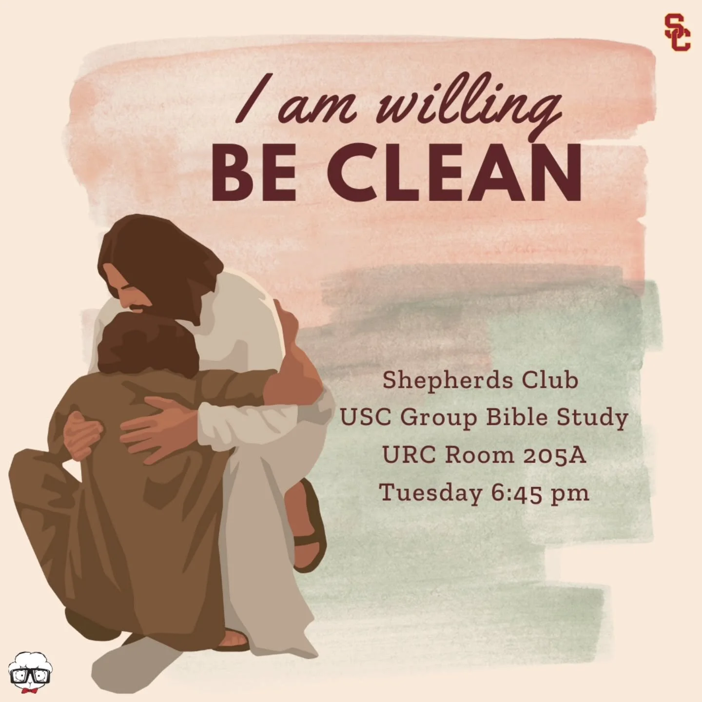 Join us for group Bible study at USC! We meet Tuesdays in URC 205A at 6:45 pm. You can also join via zoom:

Meeting ID: 979 0327 5149
Passcode: 154449 

#uscclassof2025 #uscclassof2026 #uscclassof2027 #uscclassof2028 #uscchristians #uscchristianstude