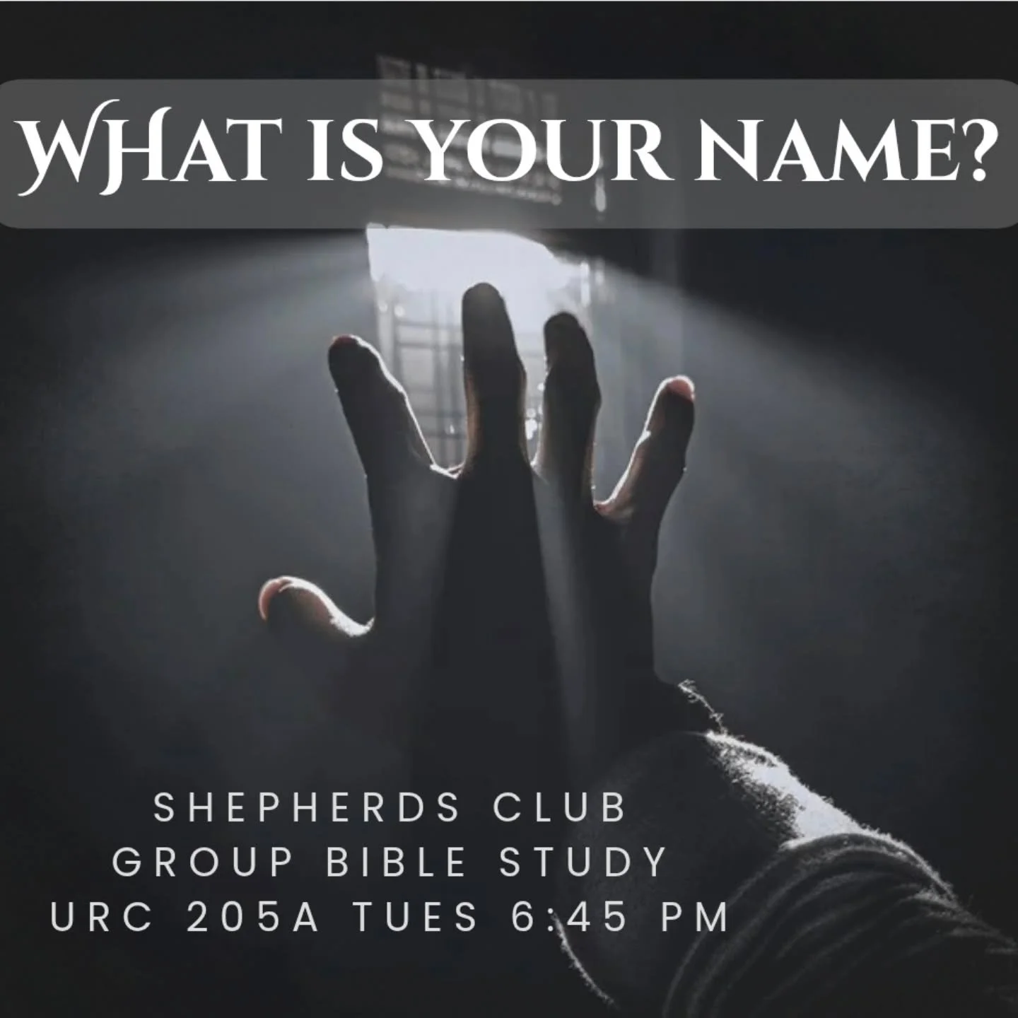 Join us for group Bible study today! You can also join via zoom:

Meeting ID: 979 0327 5149
Passcode: 154449 

#uscclassof2025 #uscclassof2026 #uscclassof2027 #uscclassof2028 #uscshepherdsclub #uscchristians #uscchristianstudents