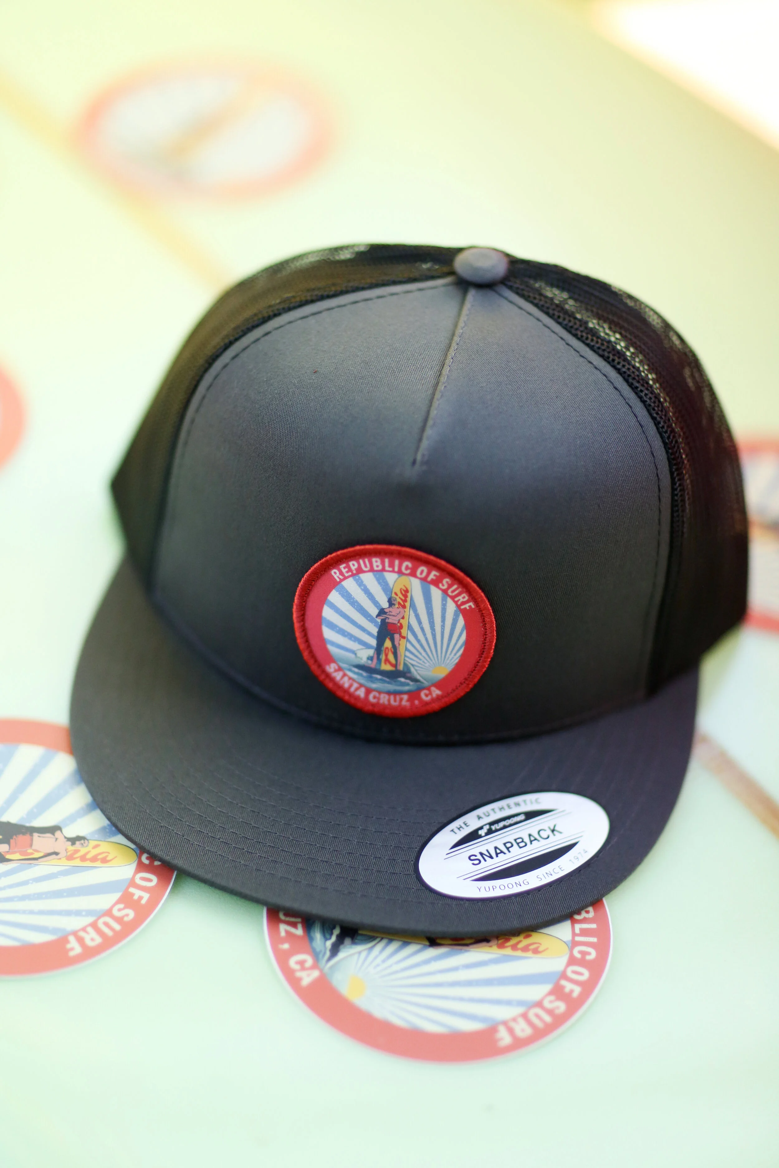 REPUBLIC OF SURF - Dark Gray/Black Trucker Hat