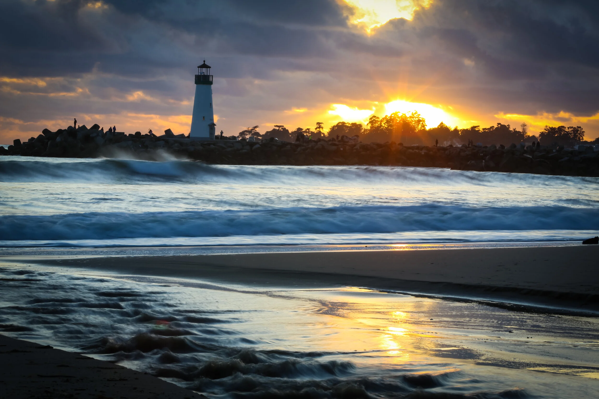 Walton Lighthouse - Fine Art Metal Print