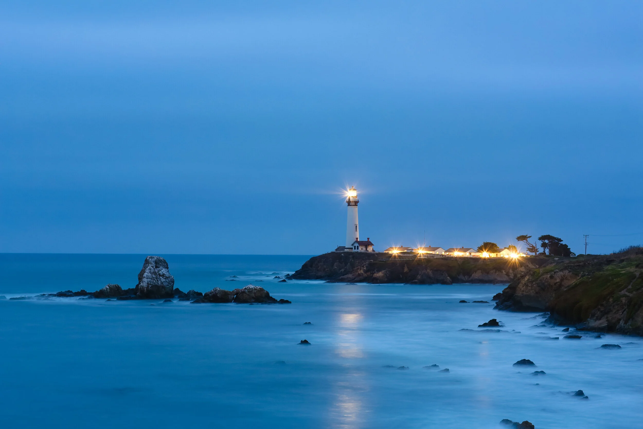 Pigeon Point Lighthouse - Fine Art Metal Print