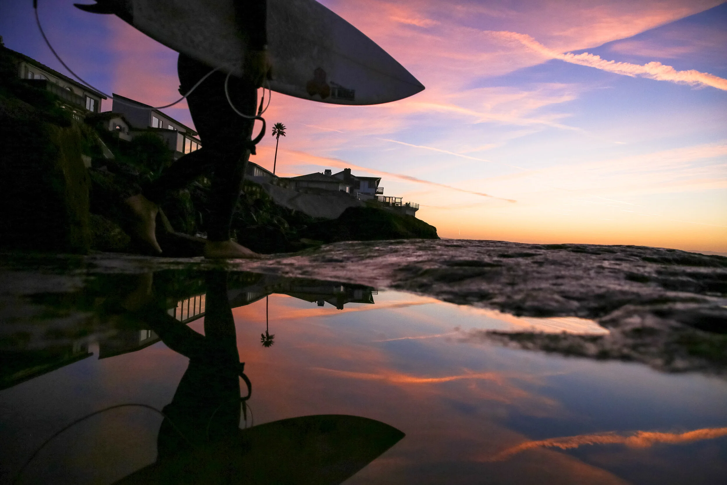 Surf Sunrise - Fine Art Metal Print