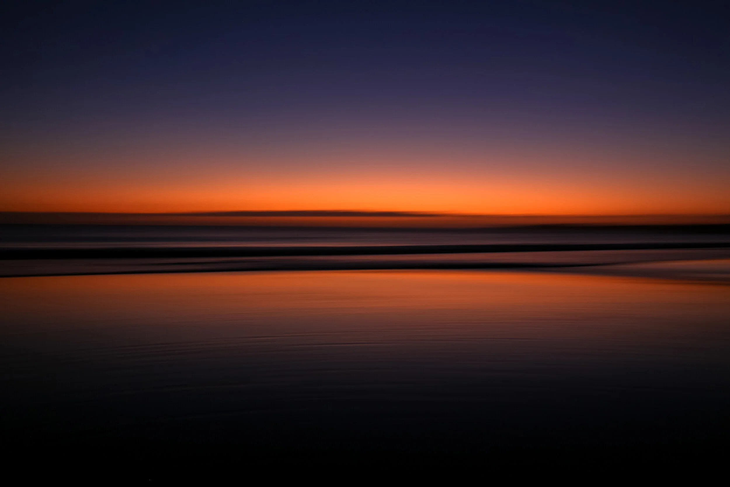 Abstract Sunset - Fine Art Metal Print