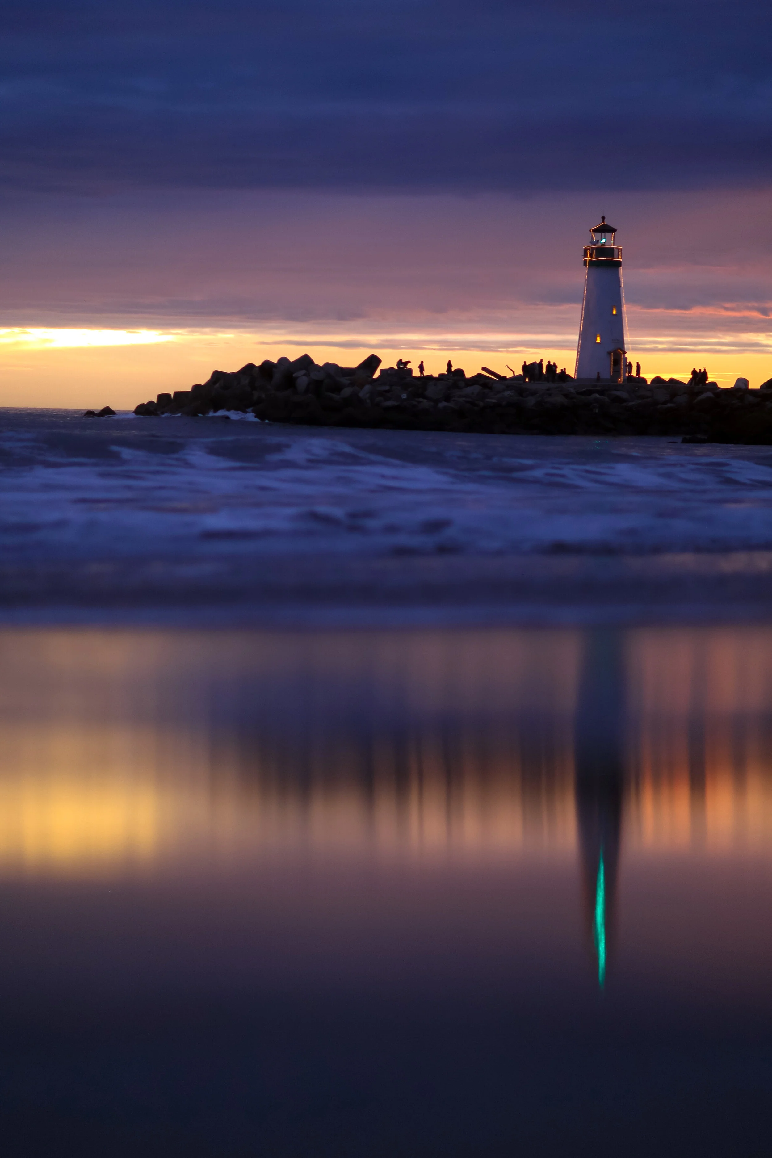 Harbor Nightfall - Fine Art Metal Print