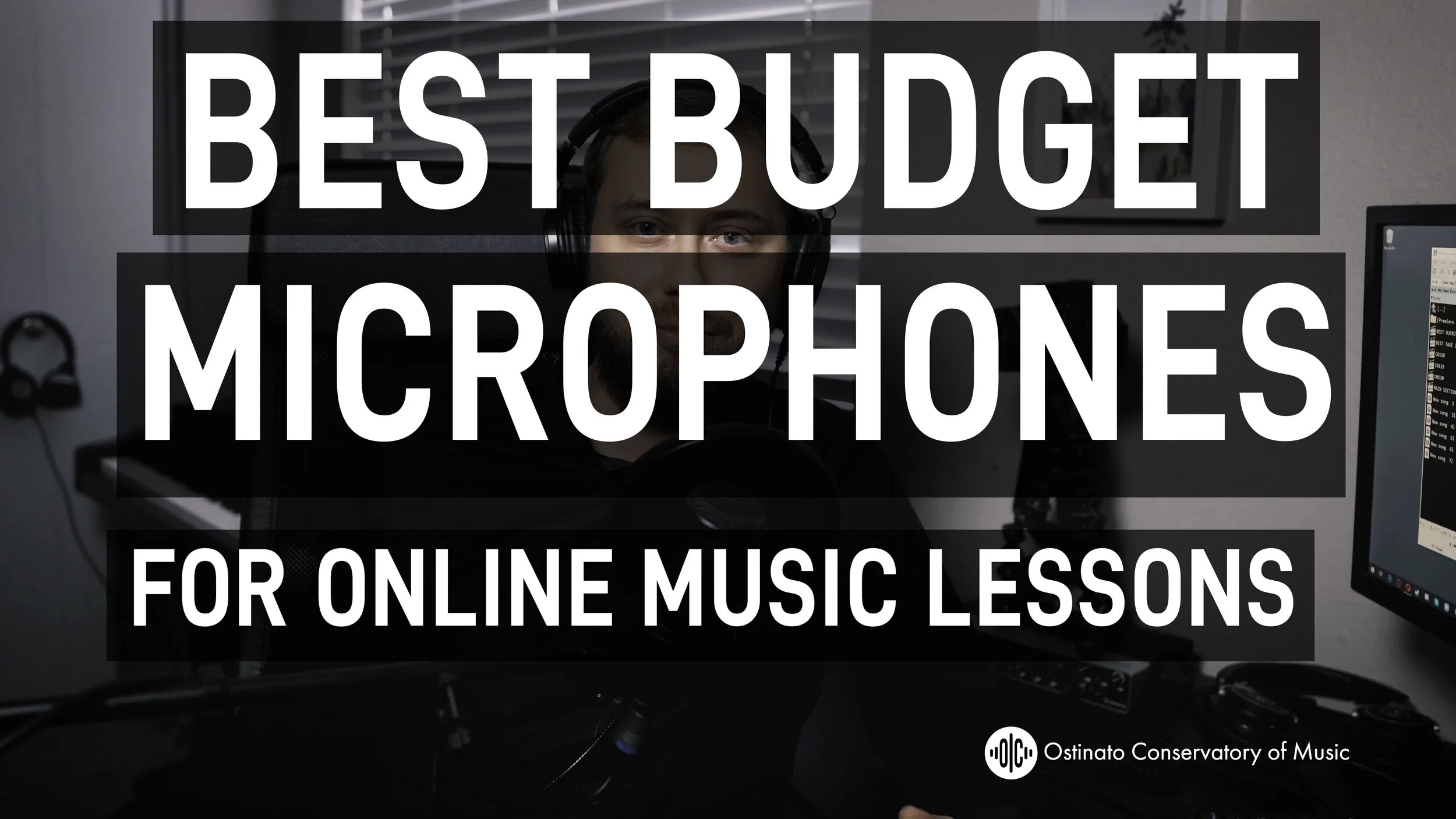 Best Budget Microphones For Online Music Lessons and Recording Sessions!