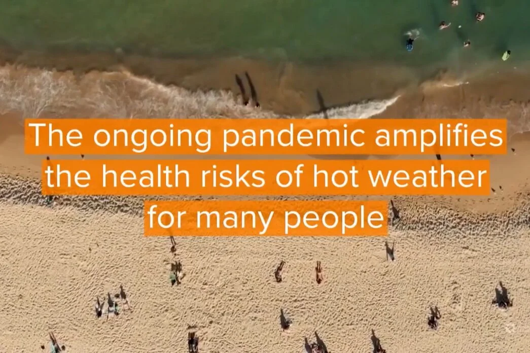 How to stay safe from hot weather and COVID-19?