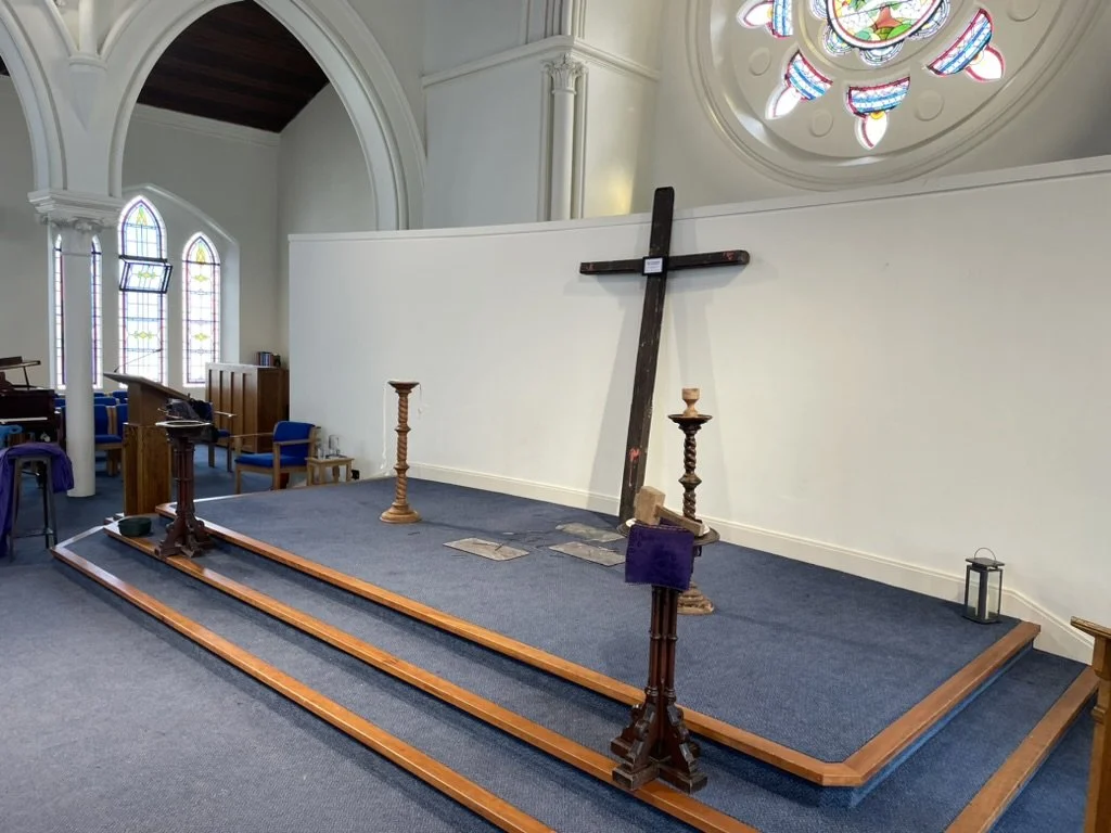 Good Friday Worship "leaving our nails at the foot of the cross"