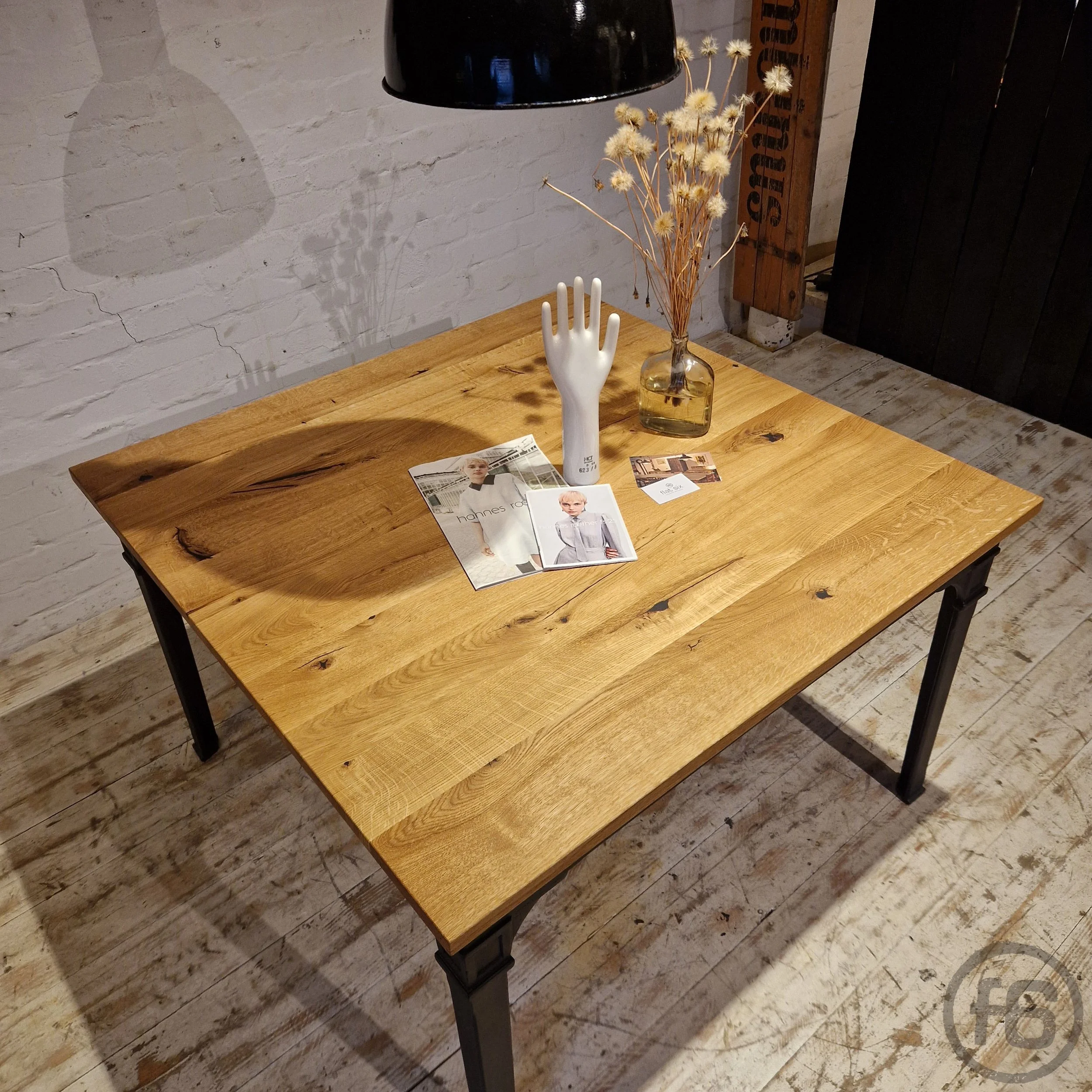 Tisch tafel gesindetisch werkbank esstisch schreibtisch unikat vintage industrialtable industriestil Gusseisen antik Antiquitäten Konferenztisch bank sitzbank