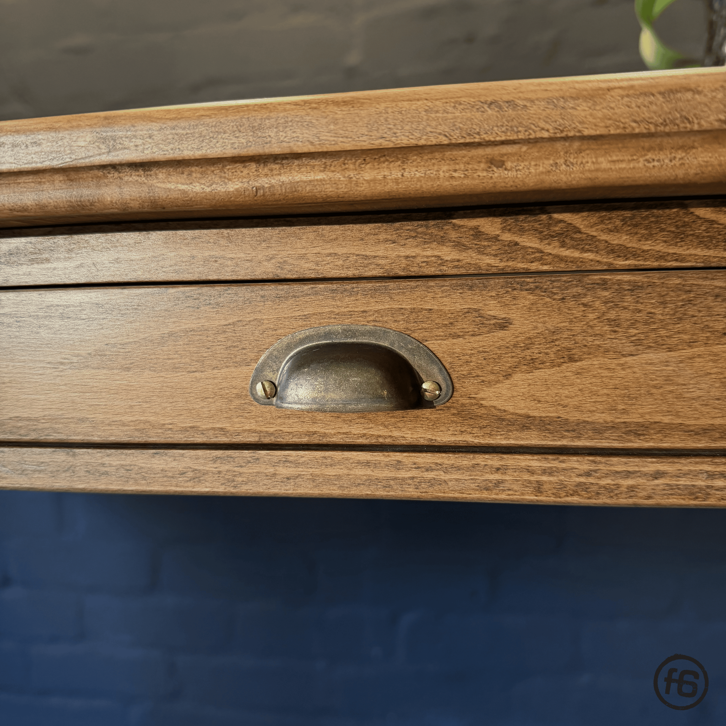 Telegrafen-Tisch Linoleum, Buche, Grün 9.png