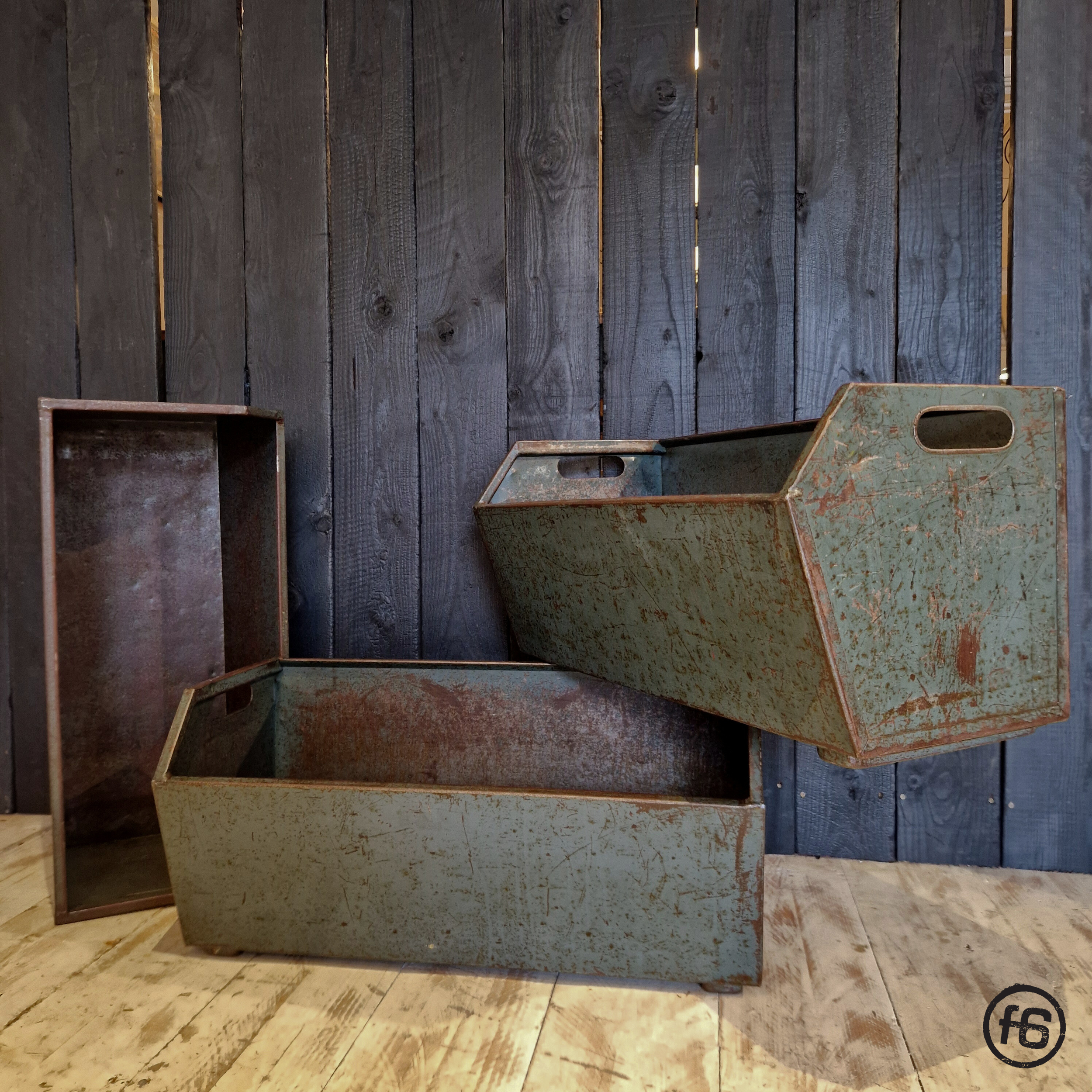 Rowac Kiste Schuhregal Lagerkiste Stapelkiste Industrial Interieur