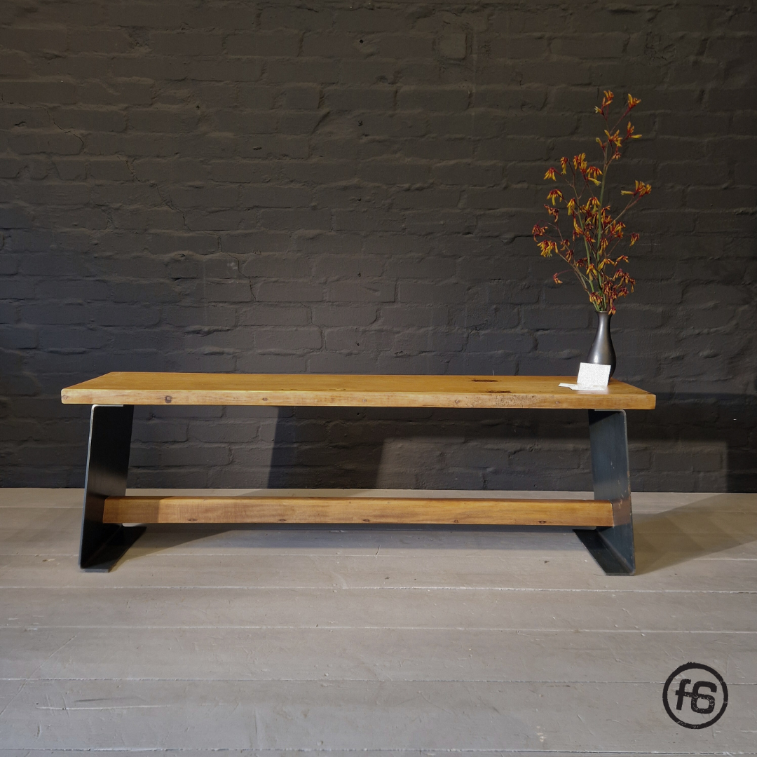 Industrial Bank Loft Fabrik Stil Holz Bank