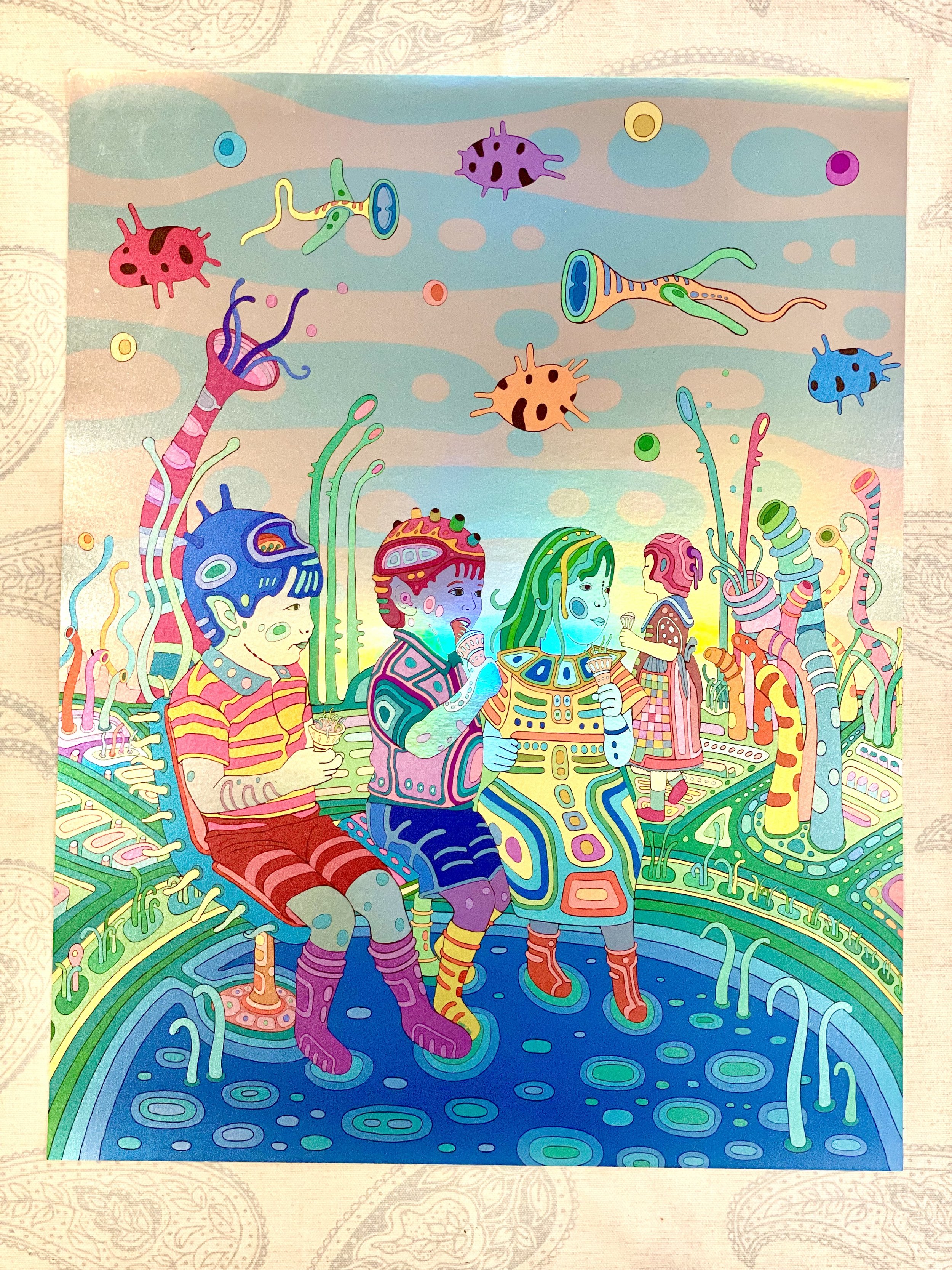 Extra Imaginative Terrestrial Holographic Print