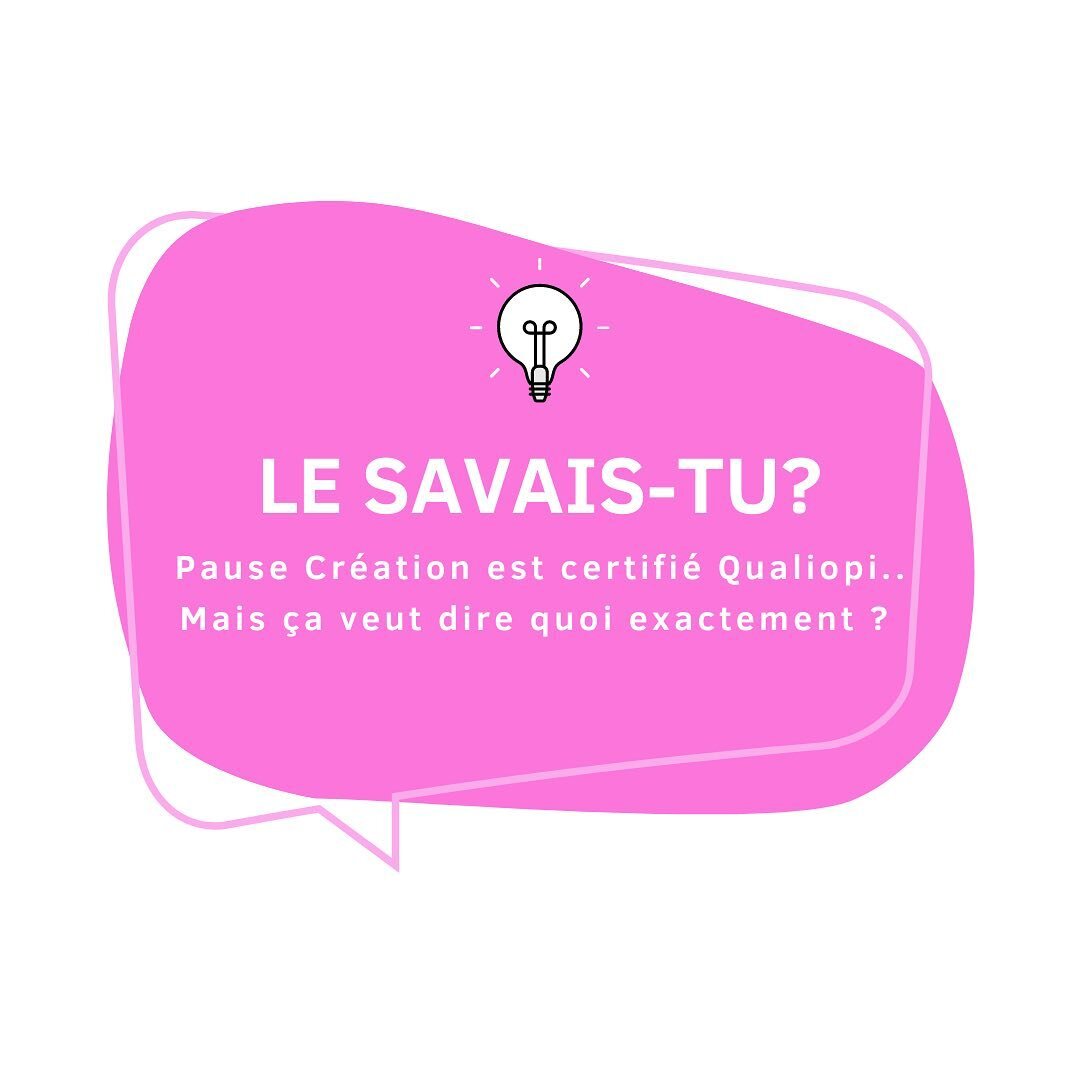 🧐 [QUALIOPI] 

Mais &ccedil;a veut dire quoi &ecirc;tre certifi&eacute; Qualiopi ? Qualiopi a pour objectif d'attester la qualit&eacute; du processus mis en oeuvre par les prestataires d'actions concourrant au d&eacute;veloppement des comp&eacute;te