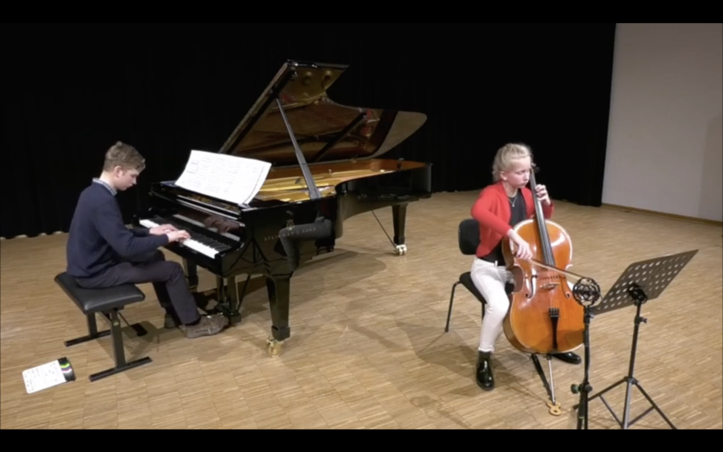 Digitales Monatsforum - Trompete, Cello, Geige, Flöte und Klavier