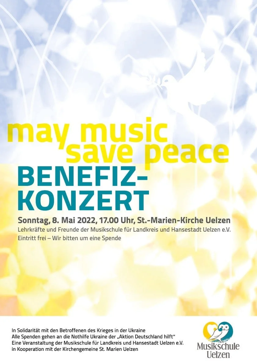Benefizkonzert - may music save peace