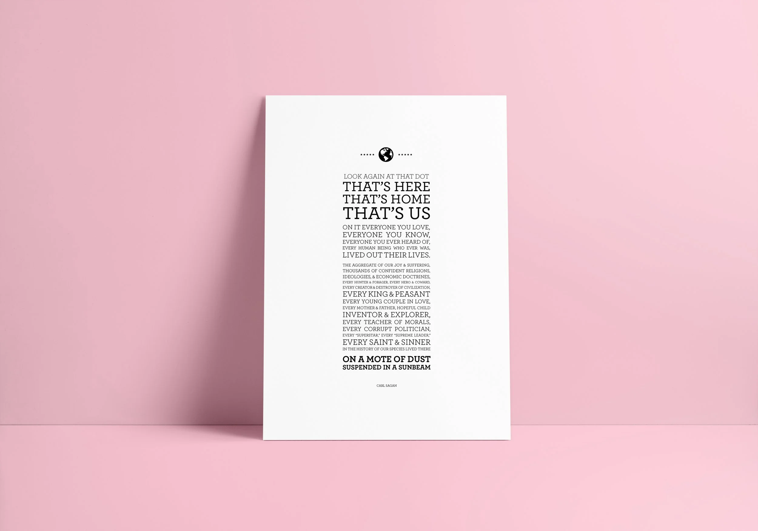 Look Again At That Dot - Carl Sagan Quote