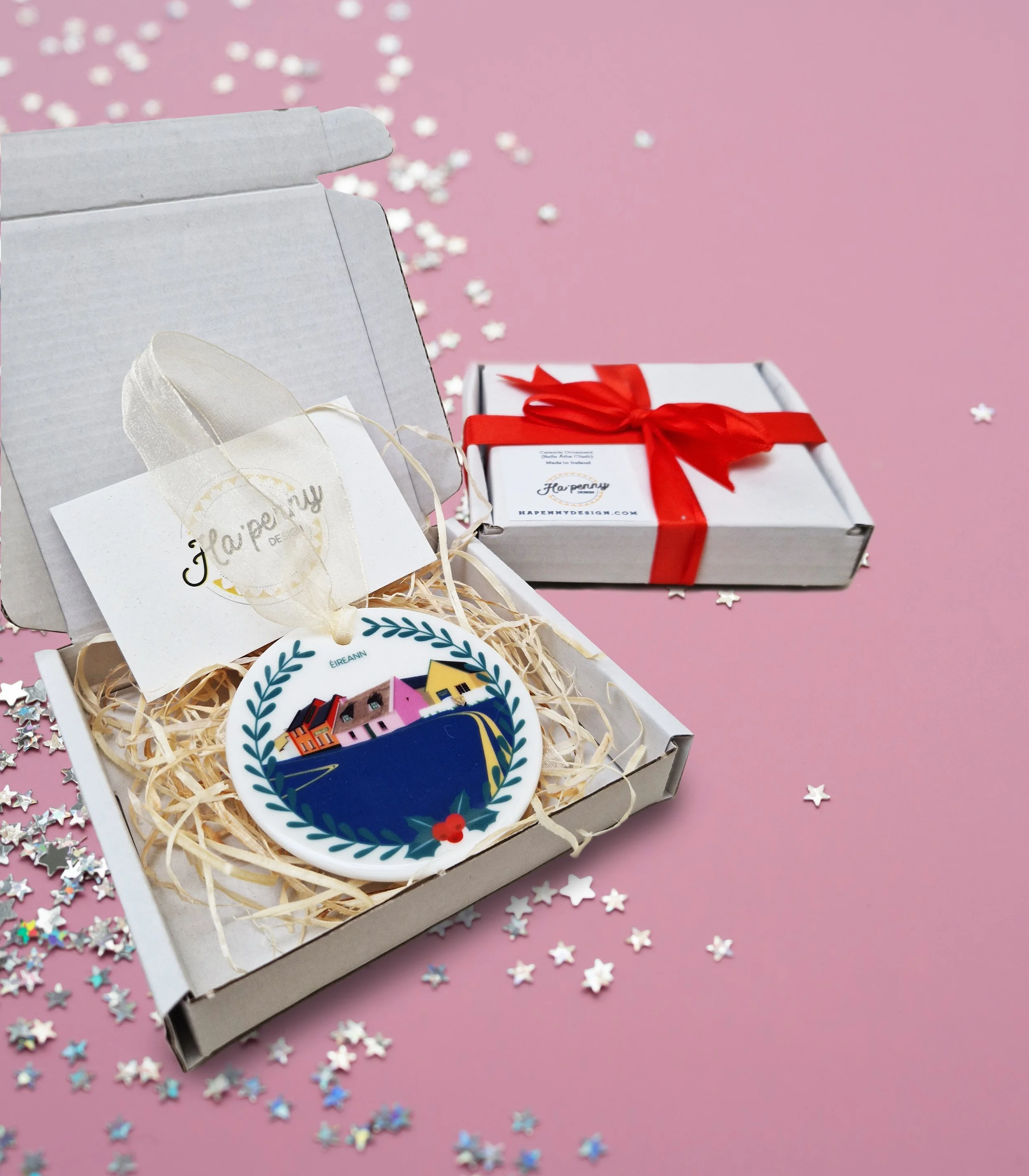 Personalised Ceramic Ornament - Éireann Design - From €15.99