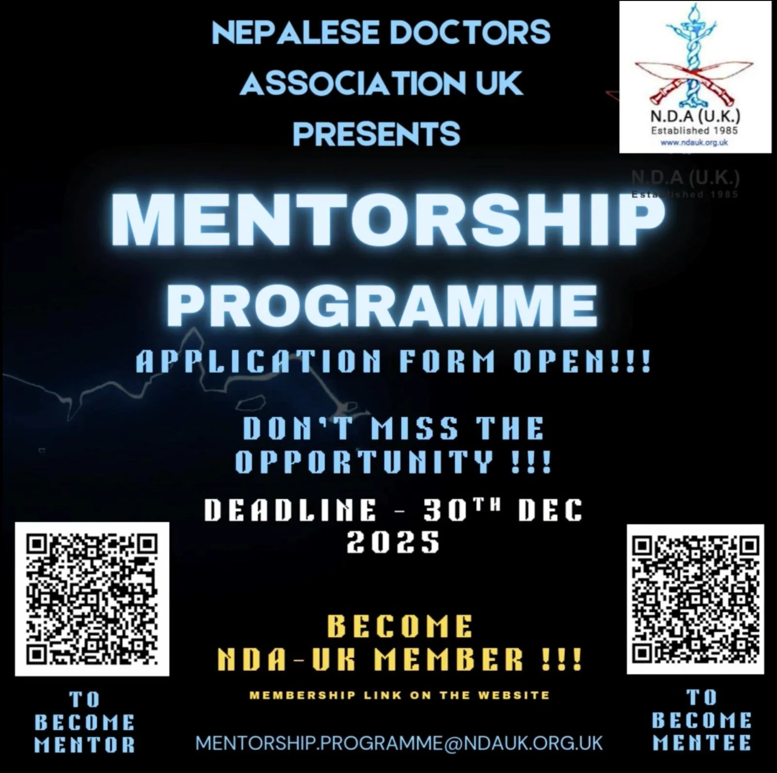 NDAUK Mentorship Programme