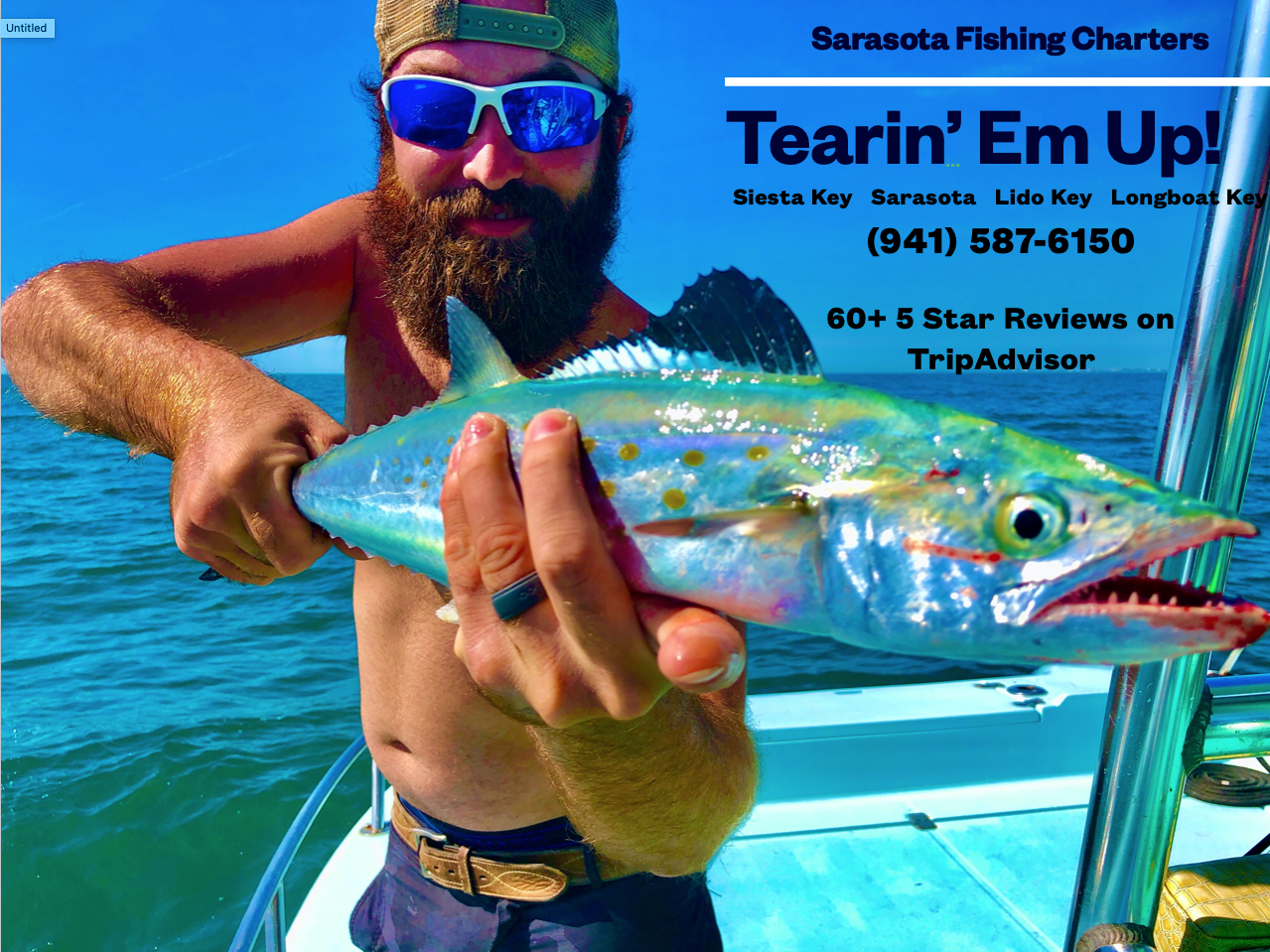 Tearin' Em Up! Sarasota Fishing Charters (941) 587-6150 MACKEREL.png