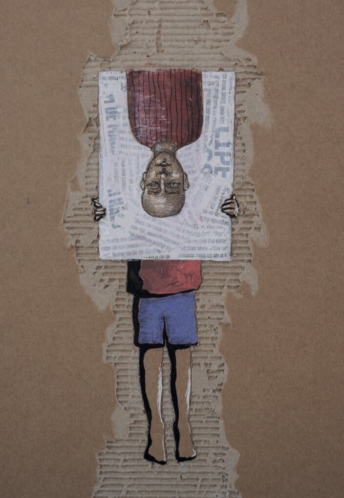 Oeuvre originale sur carton #1 - AOS