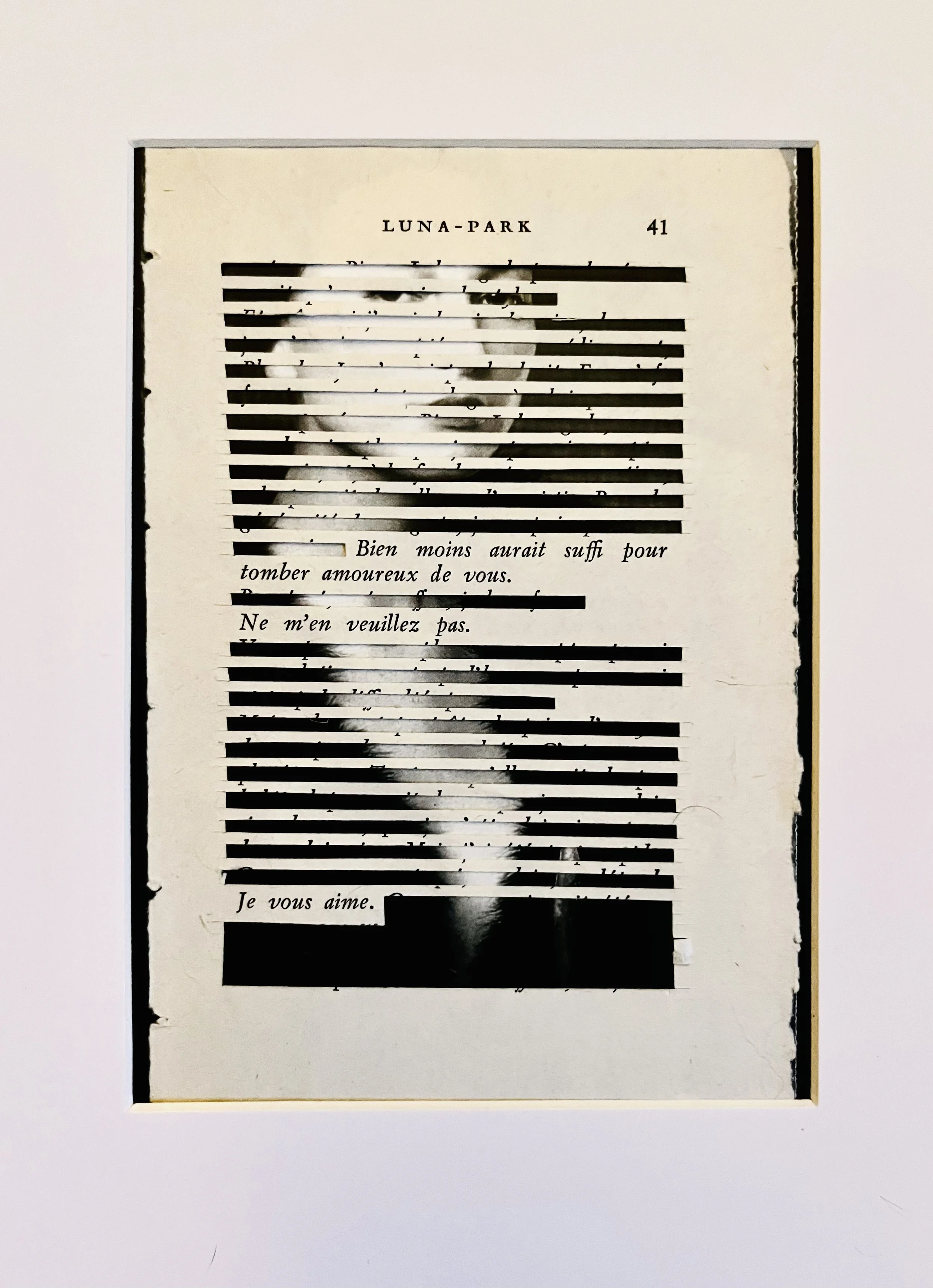 Collage caviardage original #3 / 3+ C