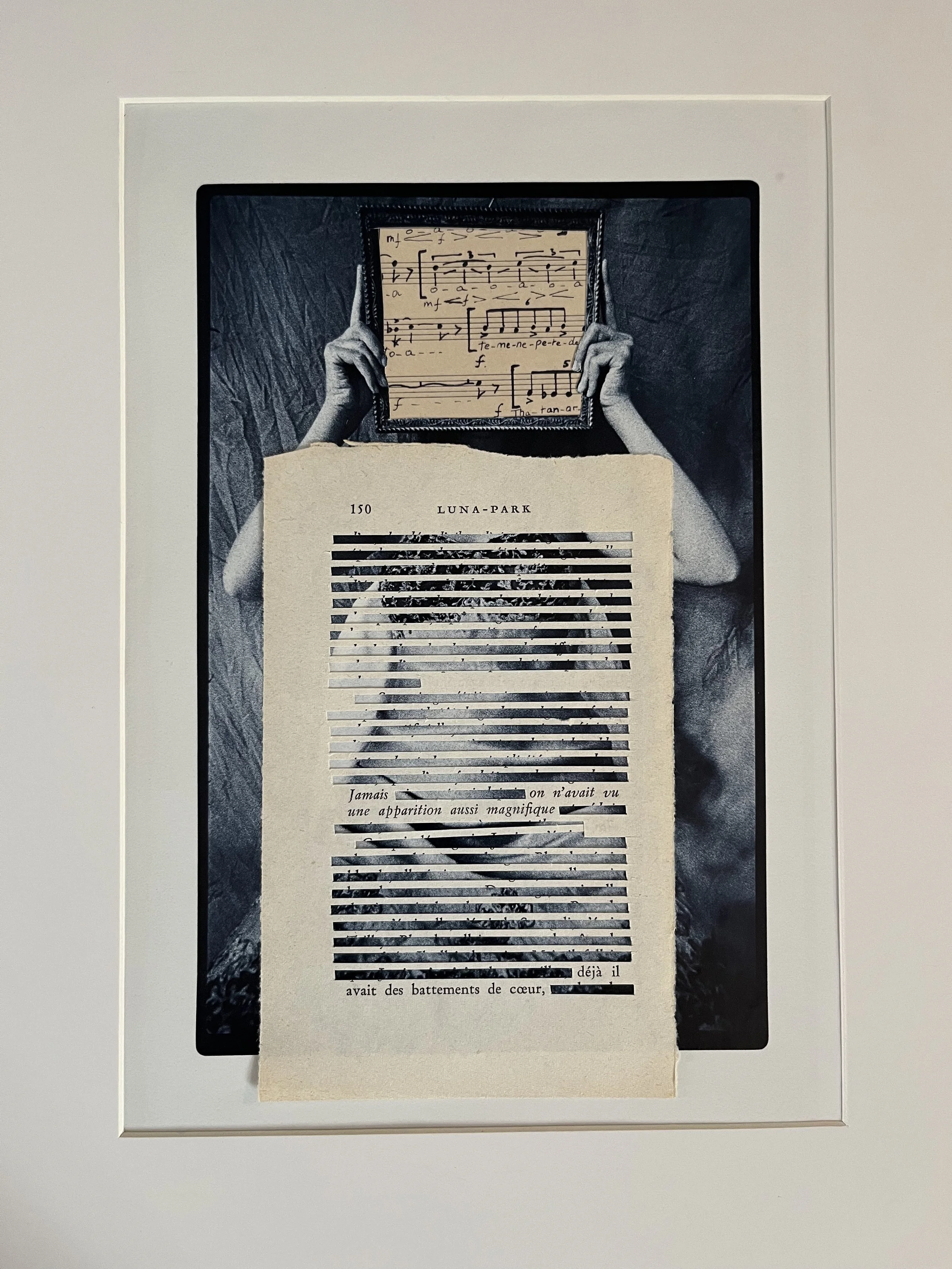 Collage caviardage original #5 / 3+C