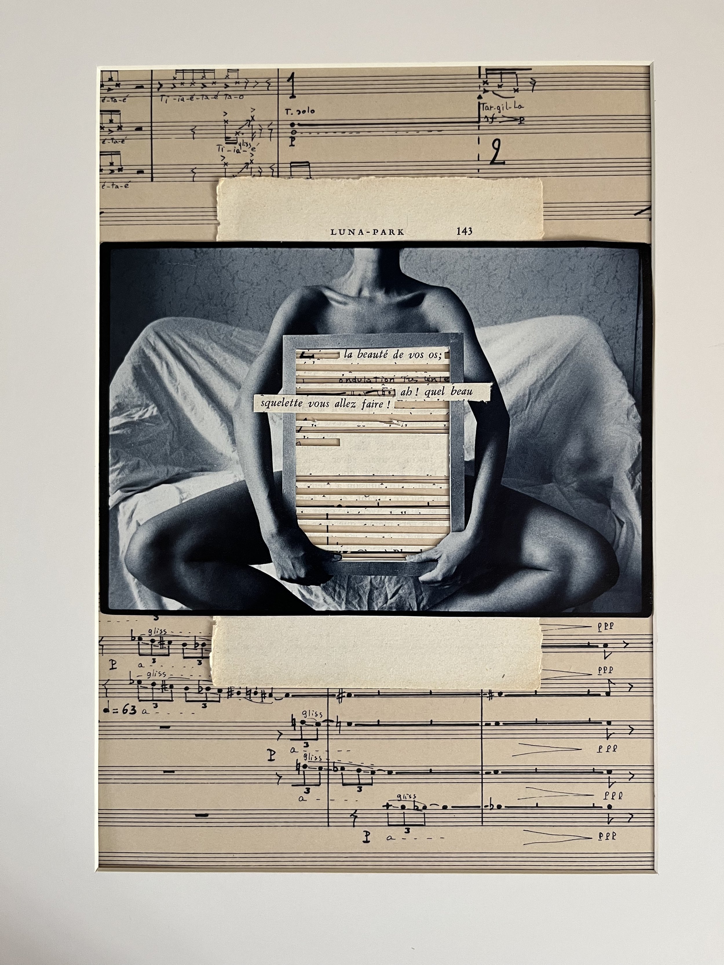Collage caviardage original #6 / 3+C