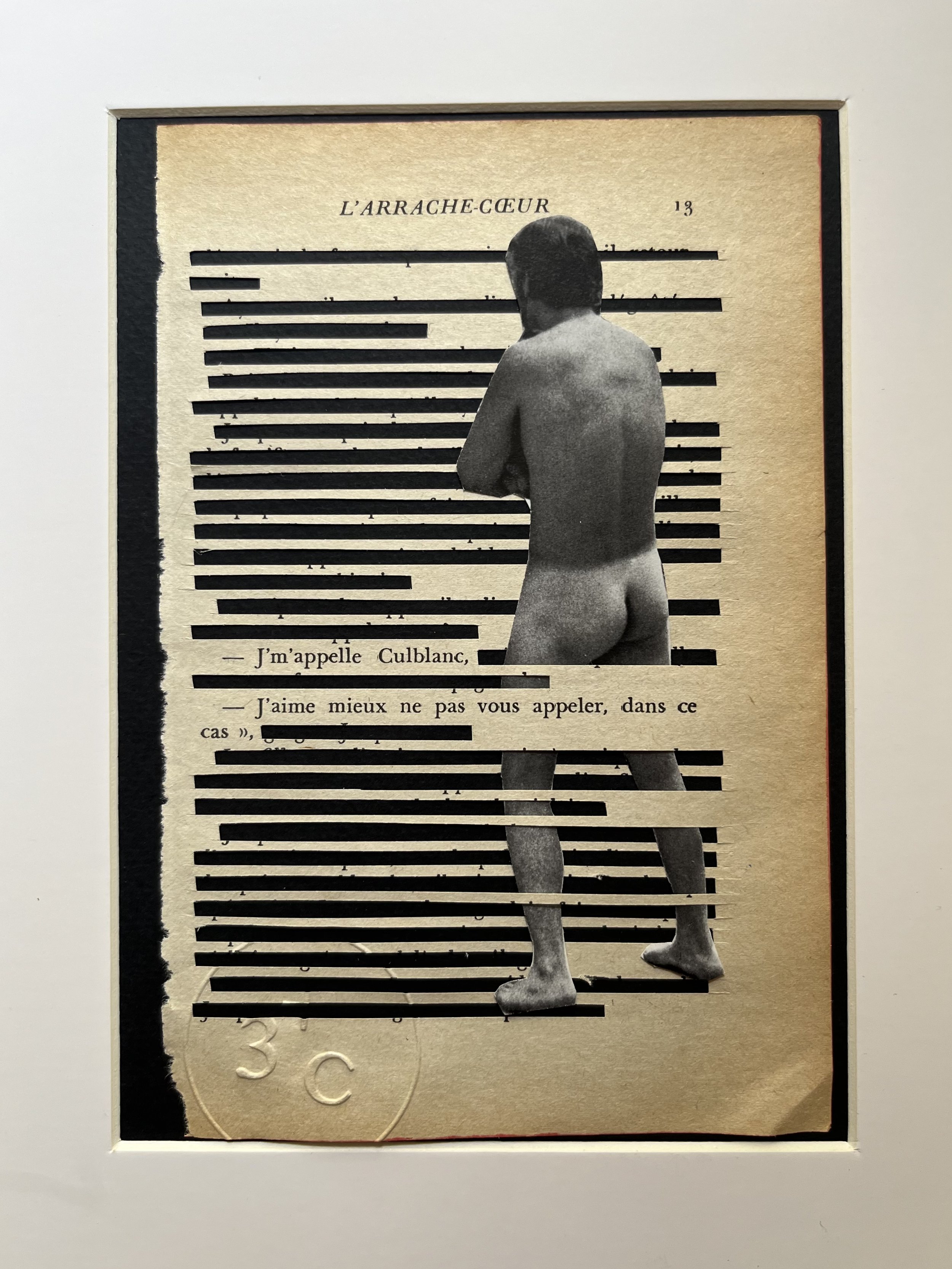 Collage caviardage #14 / 3+C