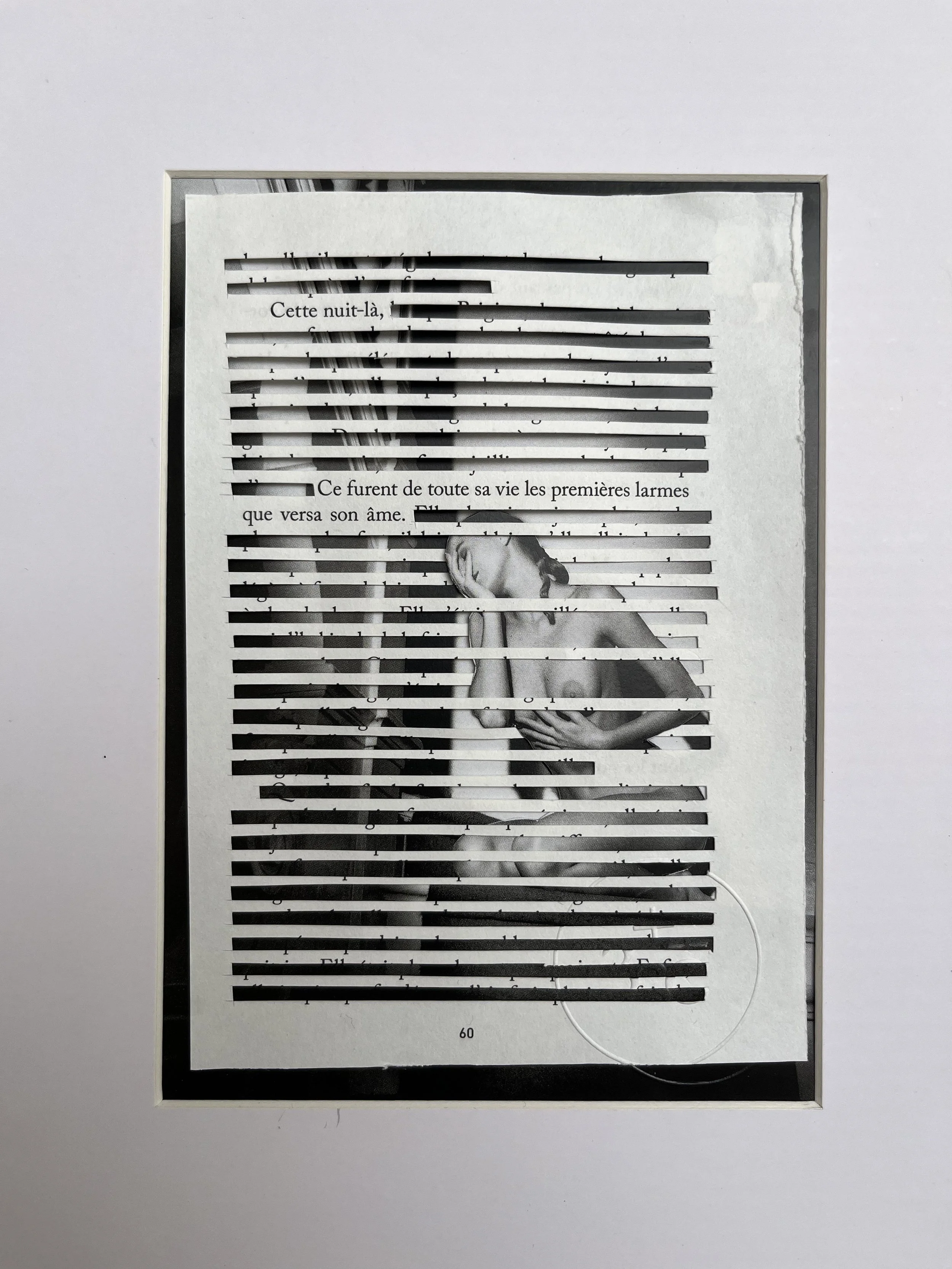 Caviardage collage originale #15 / 3+C