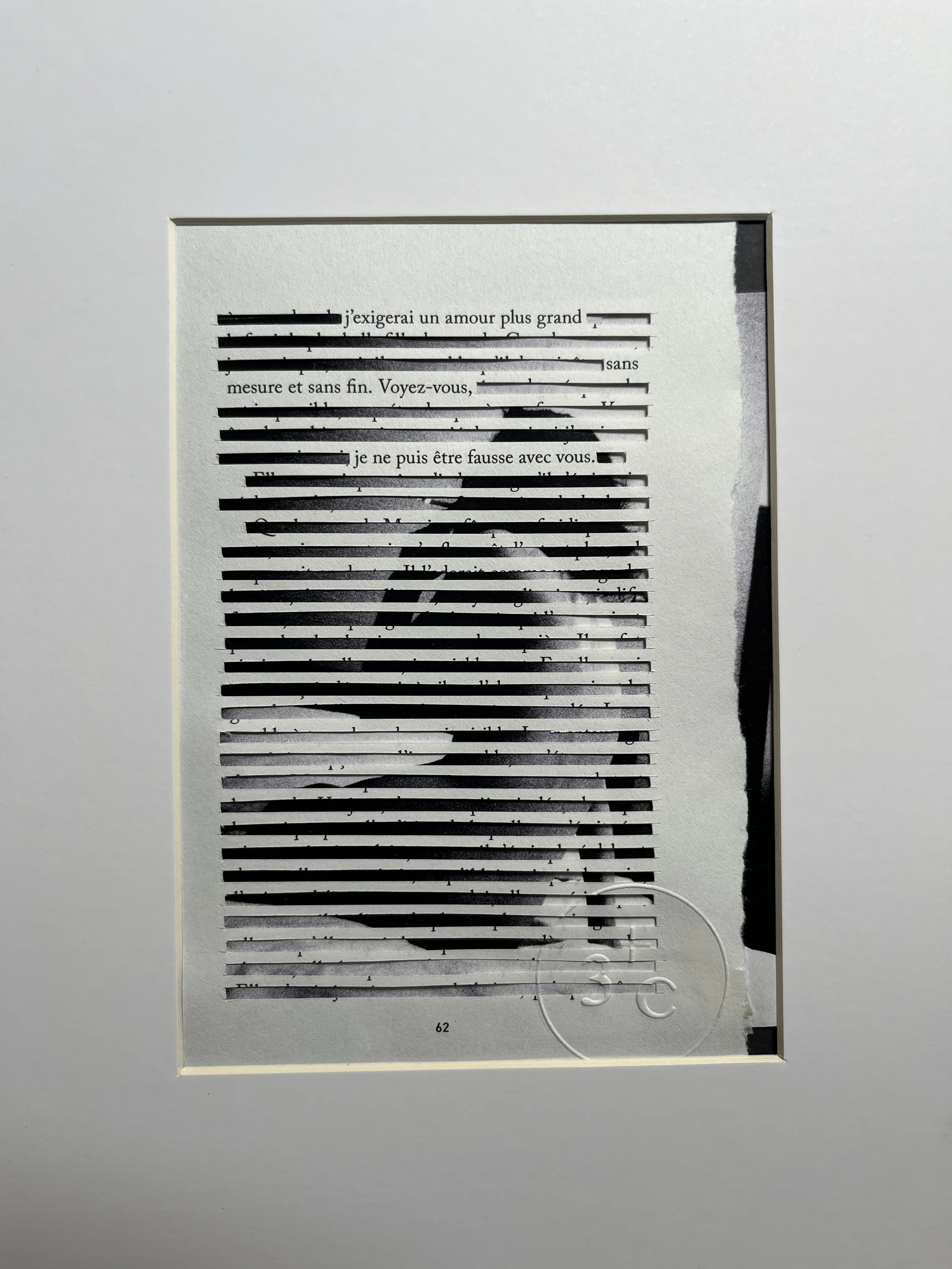 Collage caviardage #19 / 3+C