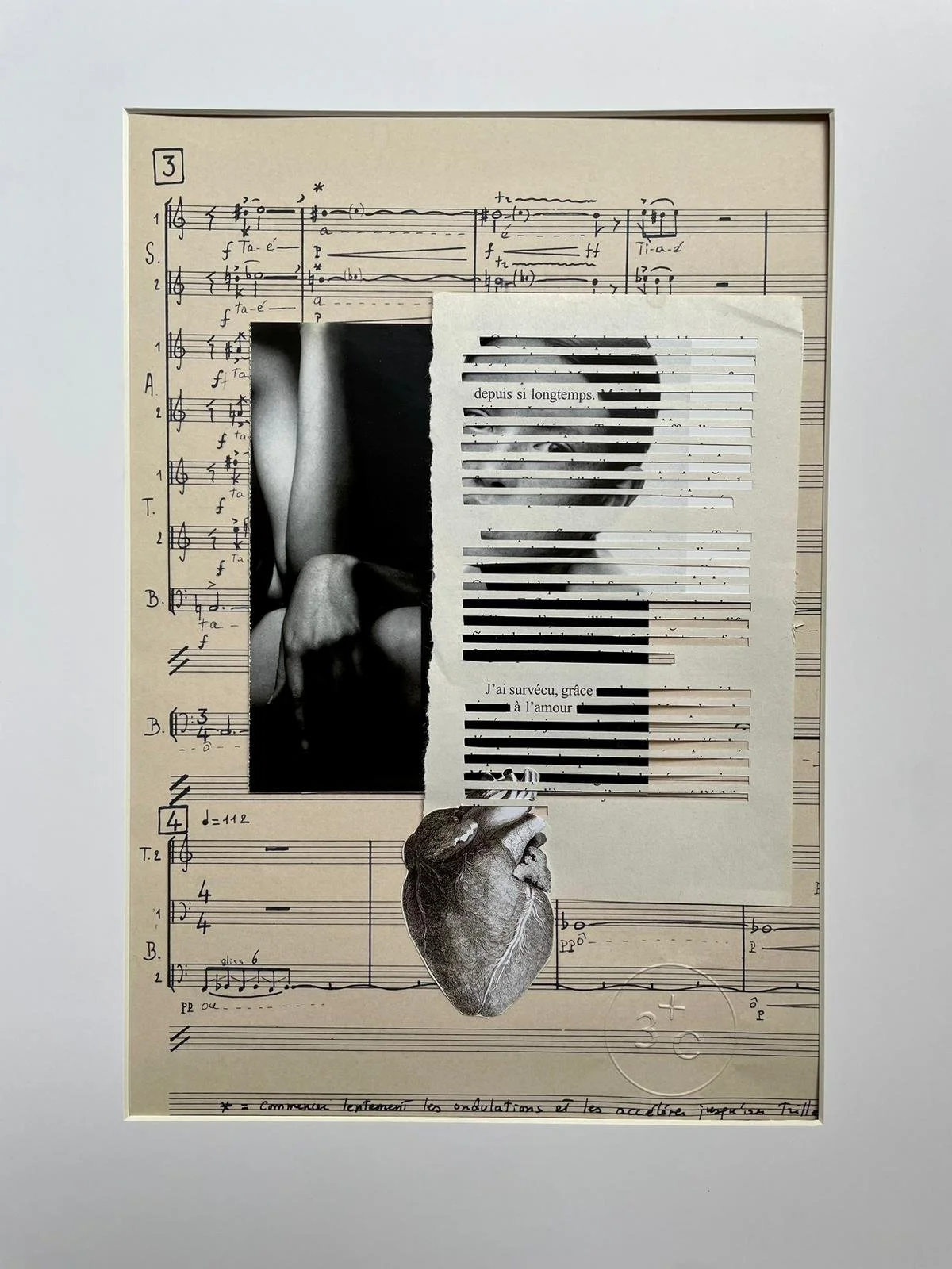 Collage caviardage #24 / 3+C