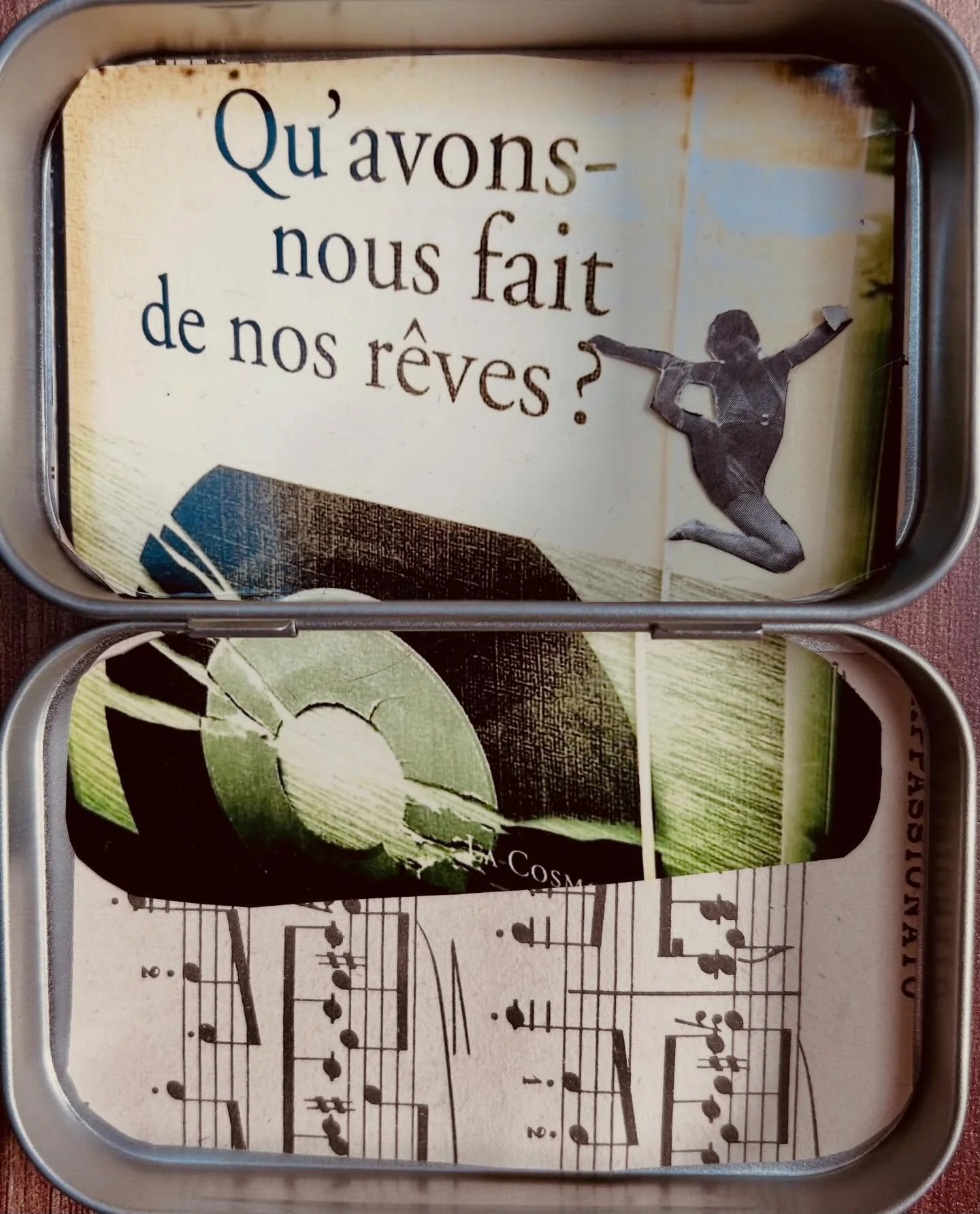 Music forever&hellip; 
#photographer #surrealist #claireseppecherphotographie #claireseppechercollage #lestempsdonn&eacute;s