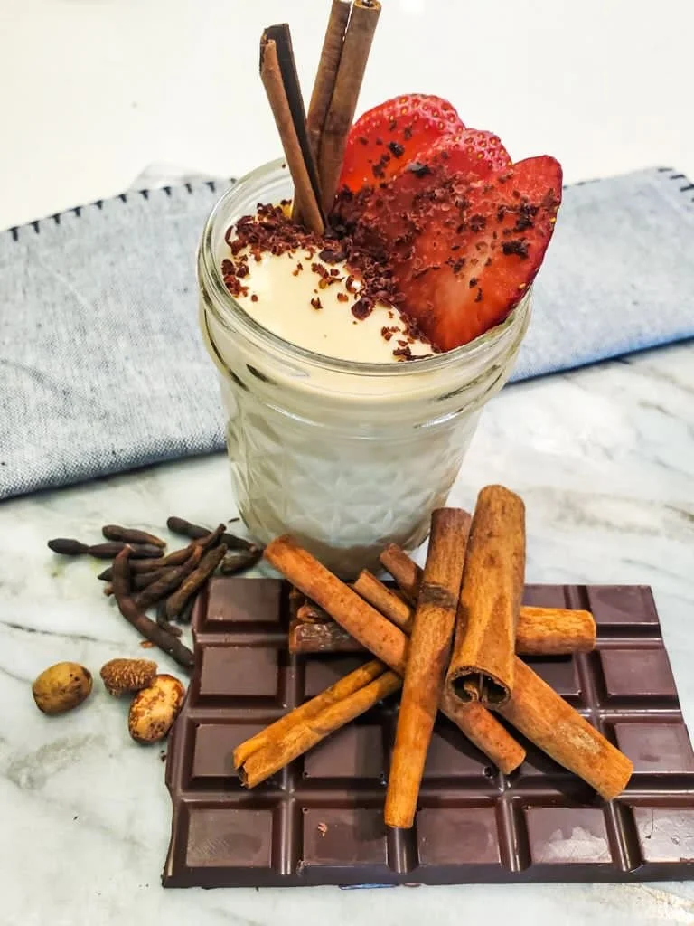 Dessert by The Kayayo Collective (Ade Carrena & Samantha Kotey) for A NIGHT IN pop-up dinner series