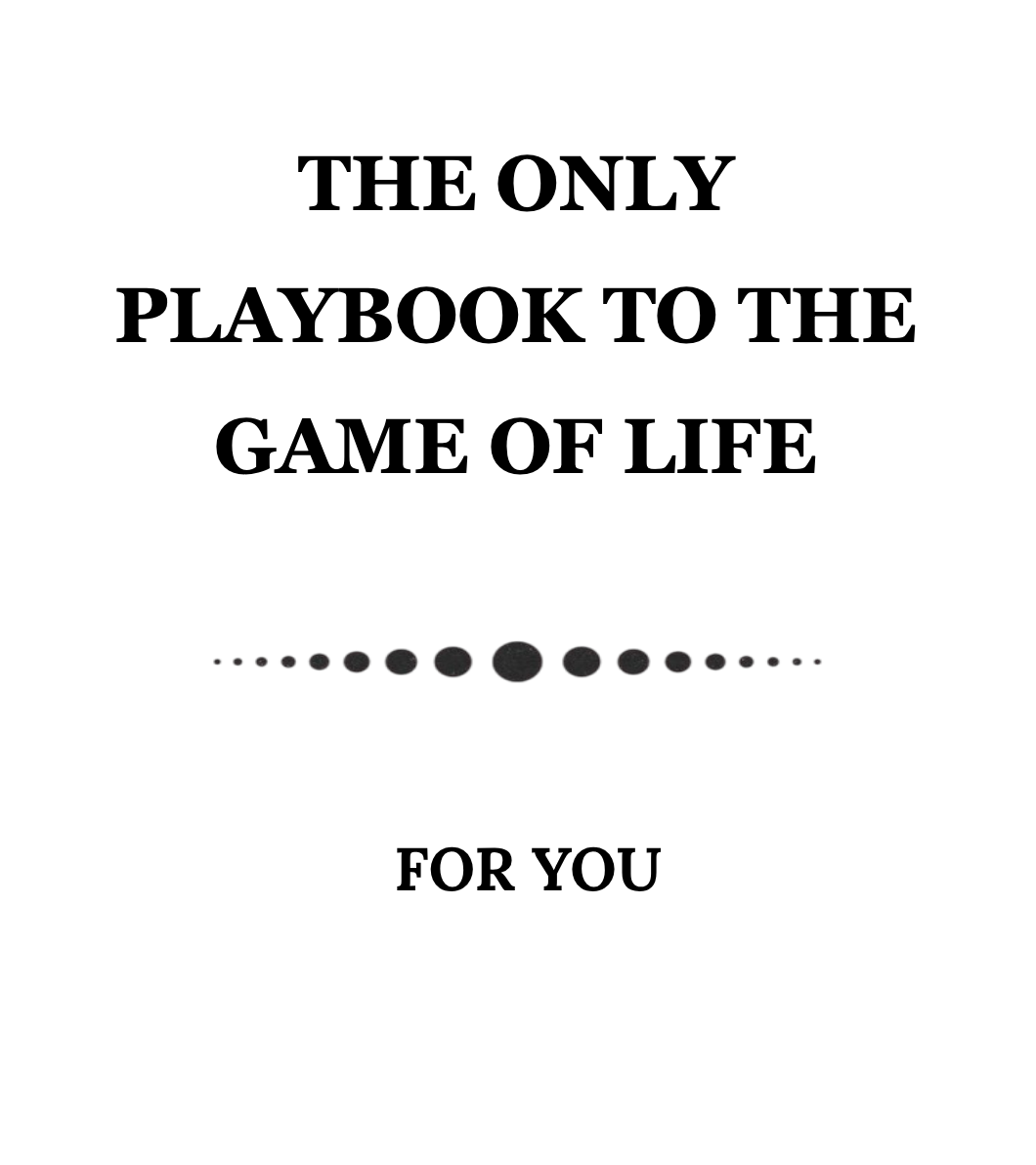 Personalized "Playbook"