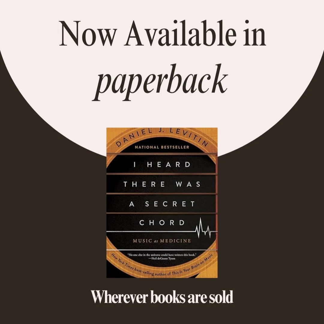 The paperback edition of I Heard There Was a Secret Chord: Music as Medicine is out now! 🎶

Pick up your copy here: 

https://www.amazon.com/Heard-There-Was-Secret-Chord/dp/1324110589/ref=tmm_pap_swatch_0.