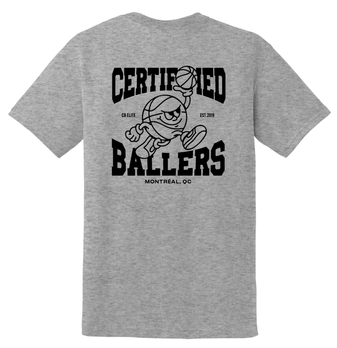 Grey Certified Ballers T-Shirt