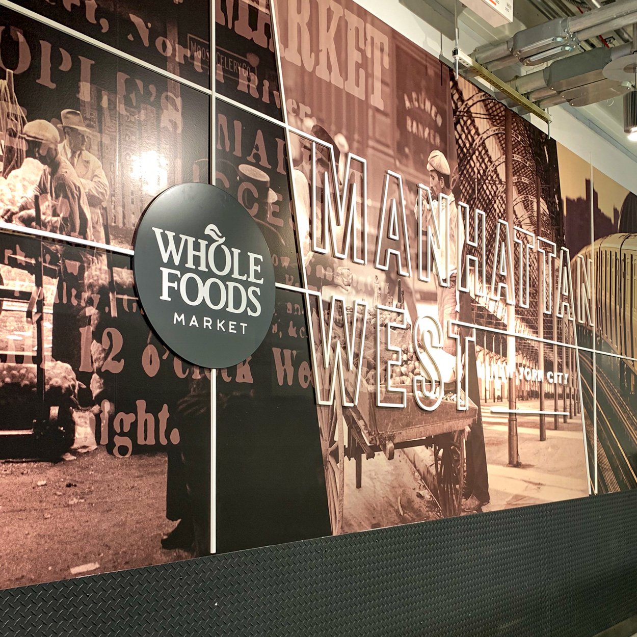 NYC Whole Foods Market Manhattan West Mural