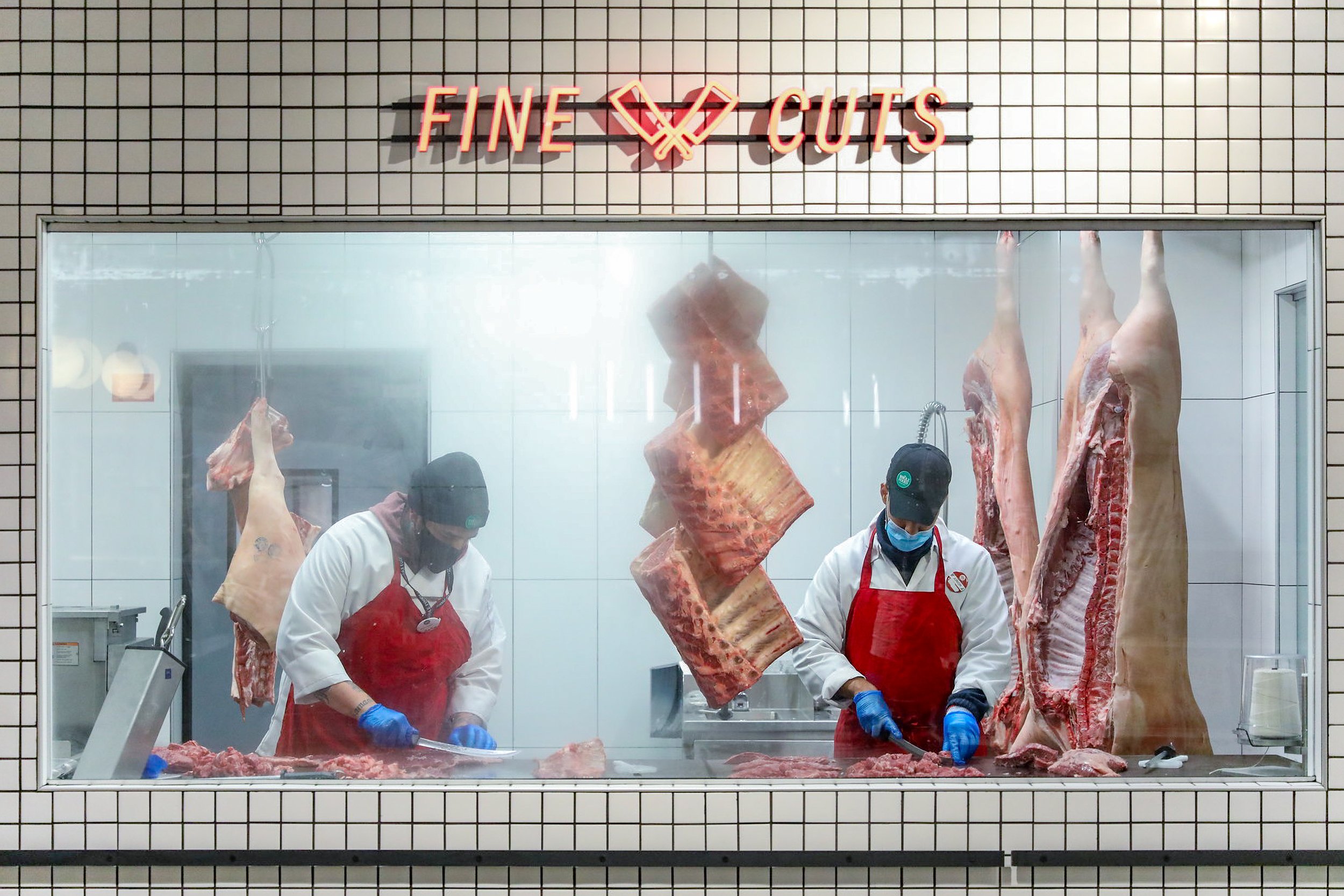 NYC Whole Foods Market Manhattan West Butcher