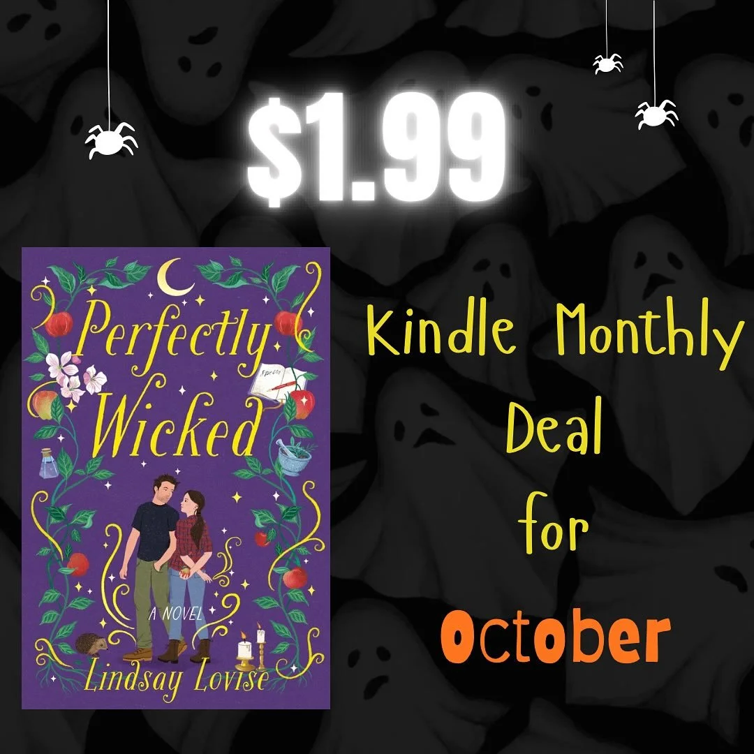 The Kindle ebook of PERFECTLY WICKED will be $1.99 for the entire month of October. If you love Holly&rsquo;s story and want Winter&rsquo;s story, JUST A LITTLE WICKED is now available!