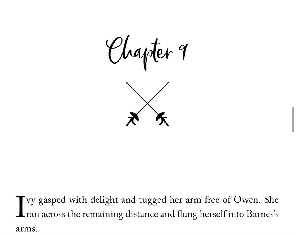 Aren&rsquo;t these chapter headings adorable?? Plus a little snippet: Ivy&rsquo;s brother HATES Lord Brackley, which makes the fact that Lord Brackley is fake-dating her somewhat awkward . . .
