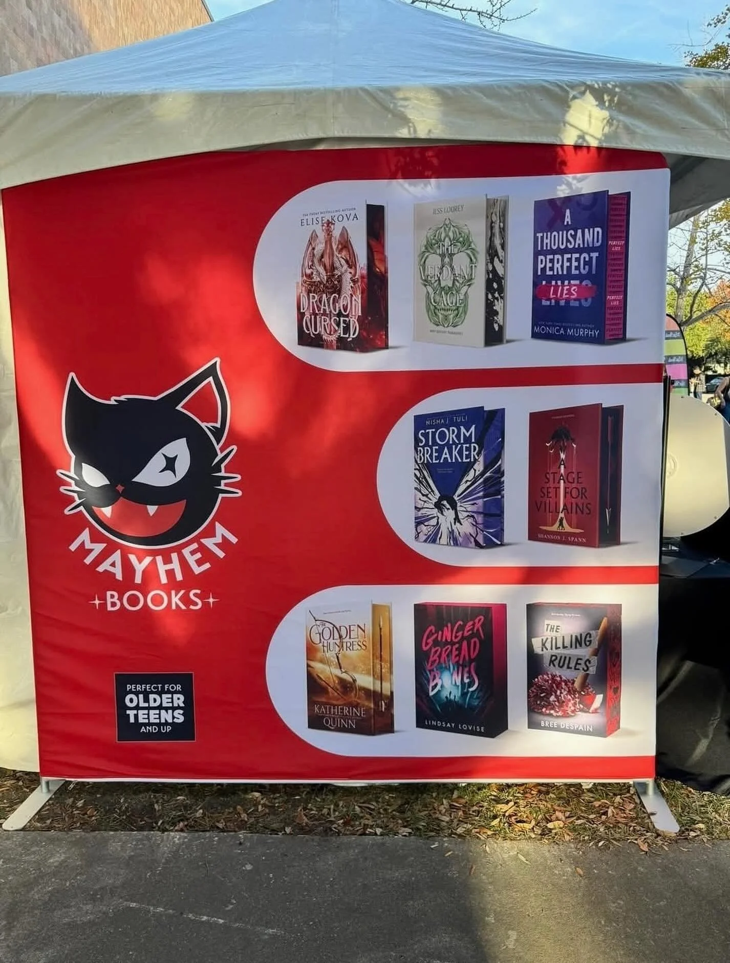 I may not be at YALLFest 2025, but GINGERBREAD BONES is 🩸🩸🩸