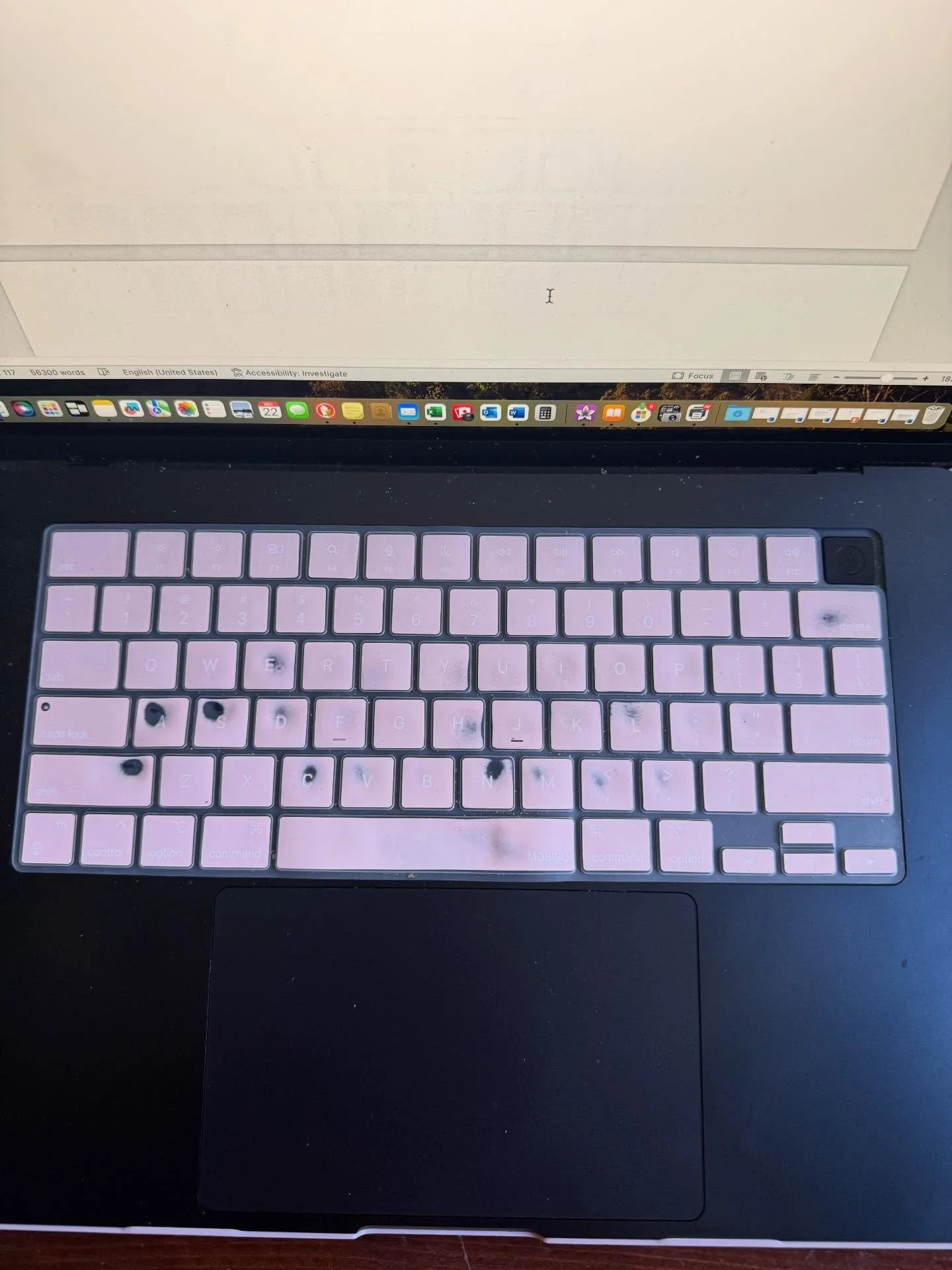 It&rsquo;s that time of year where I swap out my laptop cover for a new color. It&rsquo;s always fun to see how worn down my keyboard cover gets over the year. Goodbye pink&mdash;I wrote and revised multiple books with you this past year. And hello n