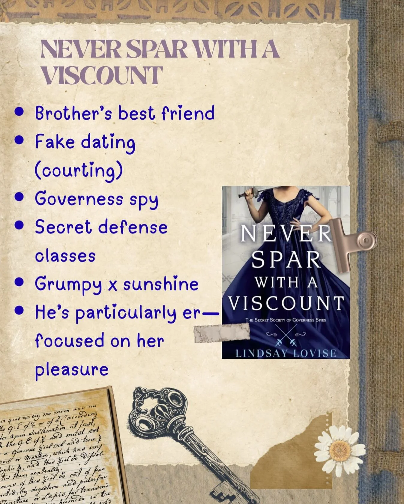 Convincing you to read NEVER SPAR WITH A VISCOUNT in 6 bullet points 💙💙 The last book in The Secret Society of Governess Spies comes out March 10th! Preorder link in bio 🤺