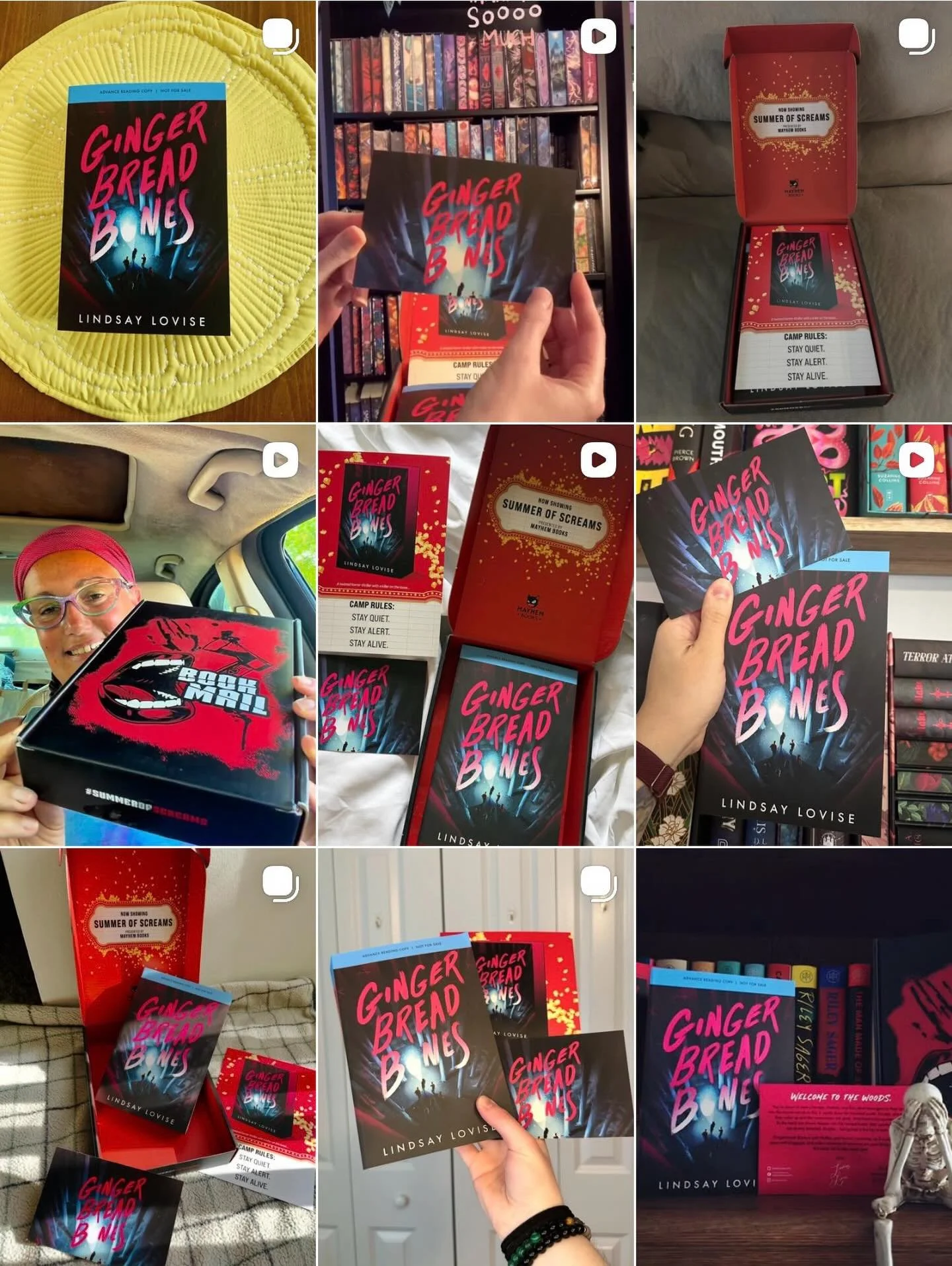 I can&rsquo;t tell you how excited I am to see GINGERBREAD BONES book boxes!! Summer of Screams?! Amazing. I love it. Those of you who got one&mdash;I&rsquo;m wishing you a very scary (but still fun) read!

I have several author goals, and a book box
