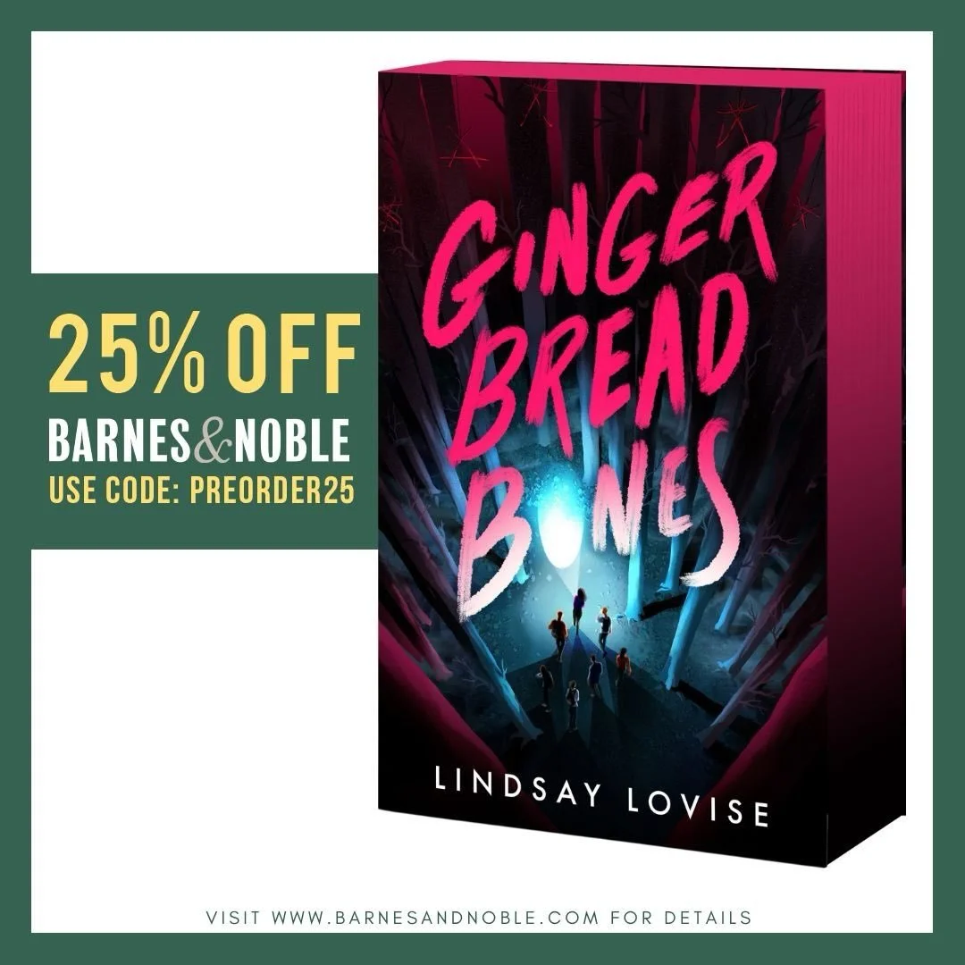 25% off Gingerbread Bones (and with the sprayed edges!) if you preorder during the flash B&amp;N sale. Happy reading!!
#preordersale